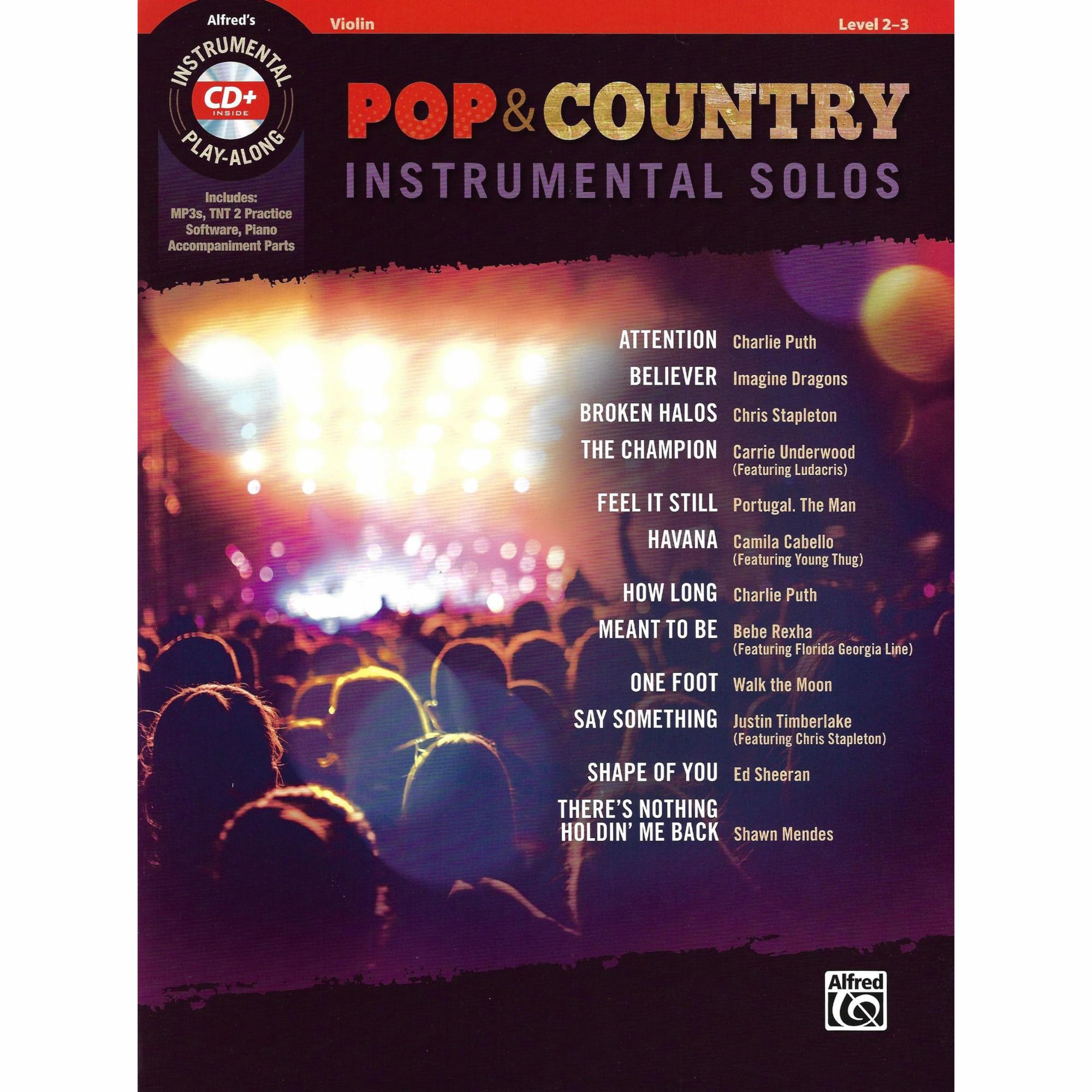 Pop & Country Solos for Violin, Viola, or Cello