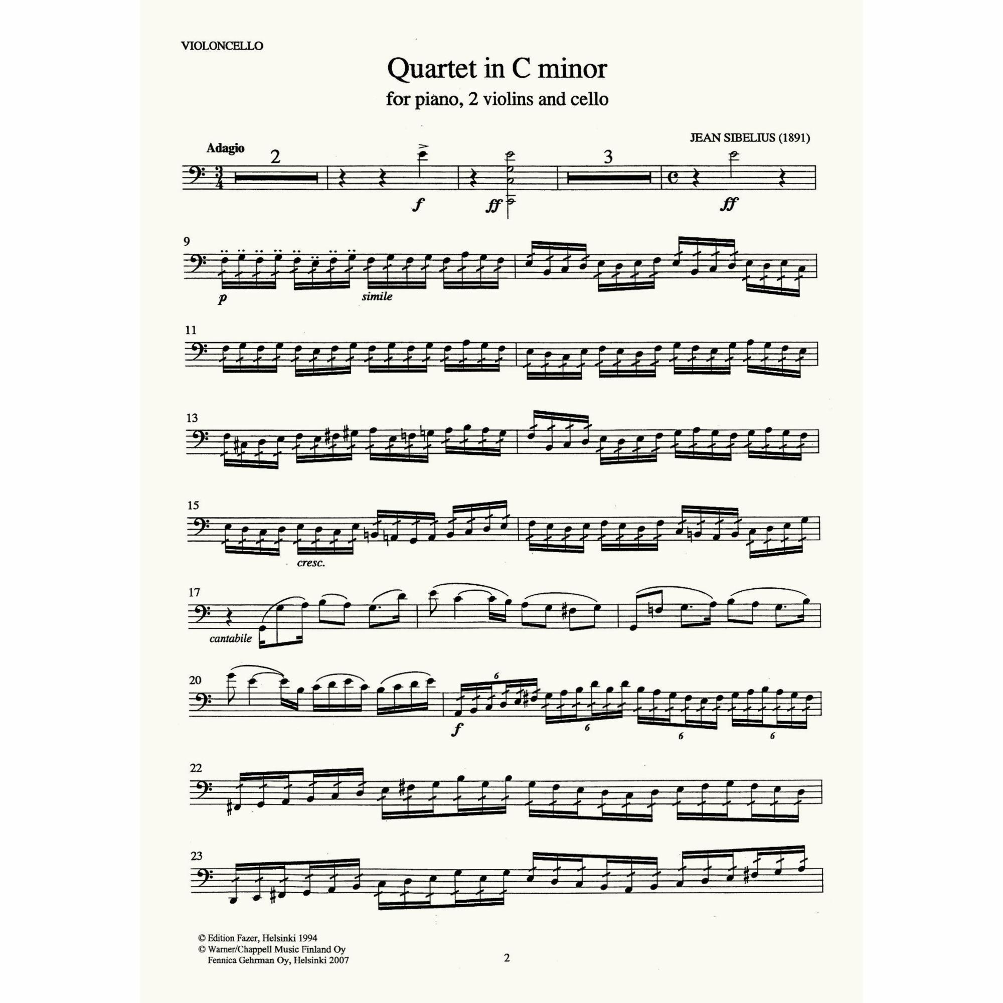 Sample: Cello (Pg. 2)