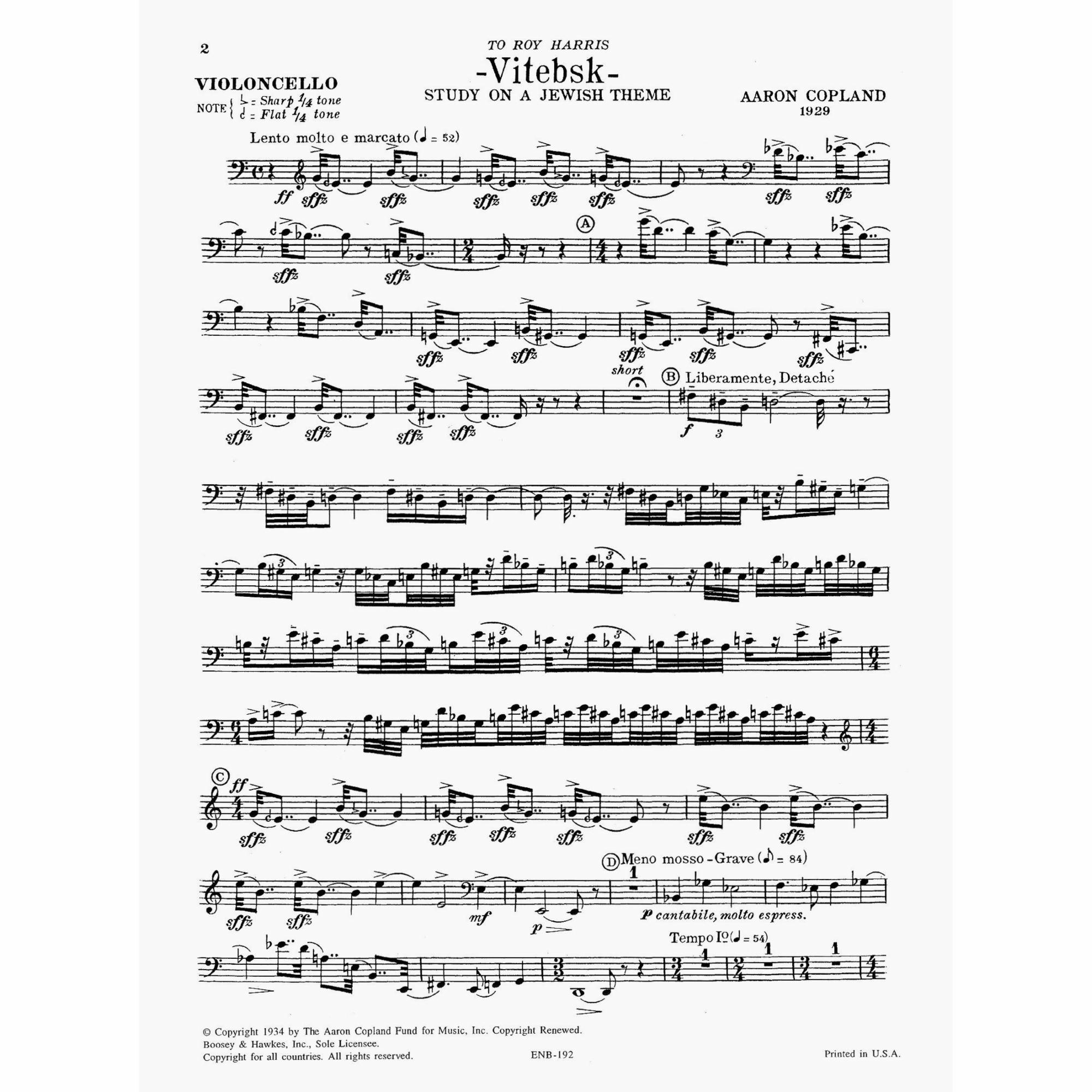 Sample: Cello (Pg. 2)