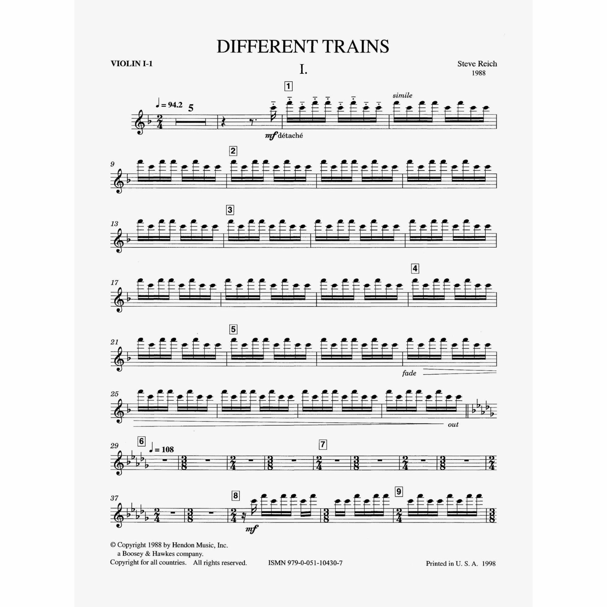 Sample: Violin I (Pg. 2)