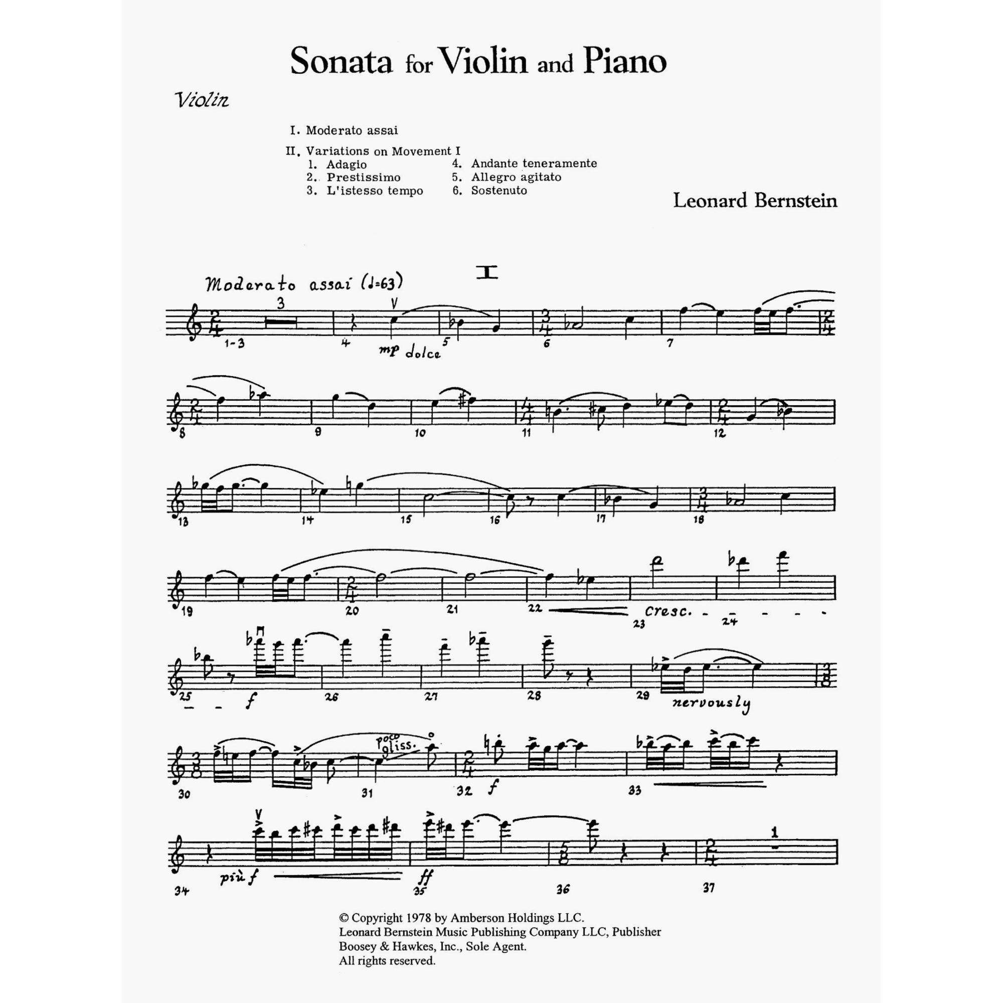 Sample: Violin (Pg. 1)