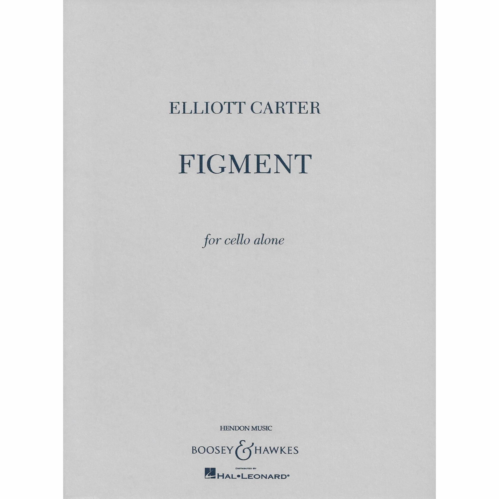 Carter -- Figment for Solo Cello