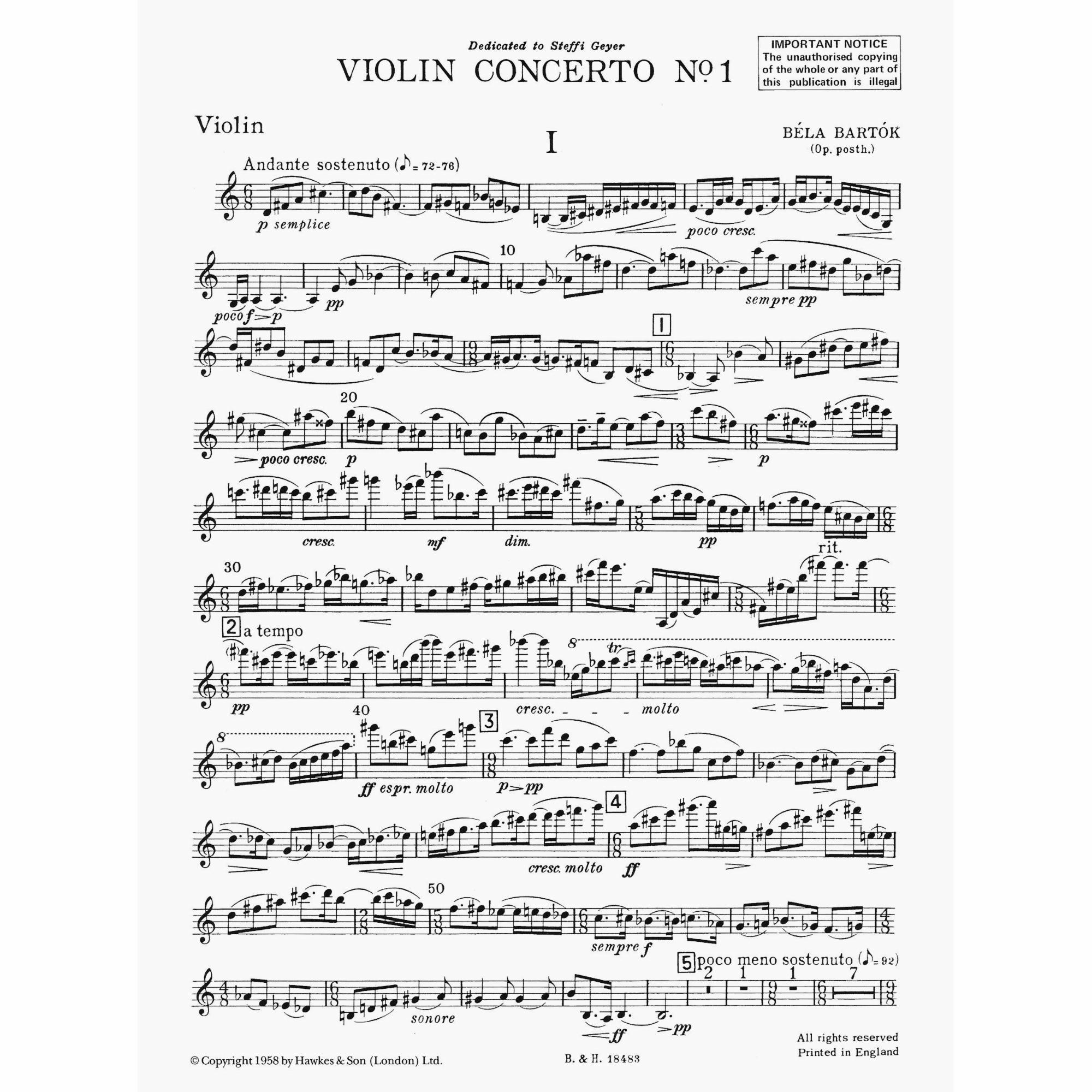 Sample: Violin (Pg. 1)