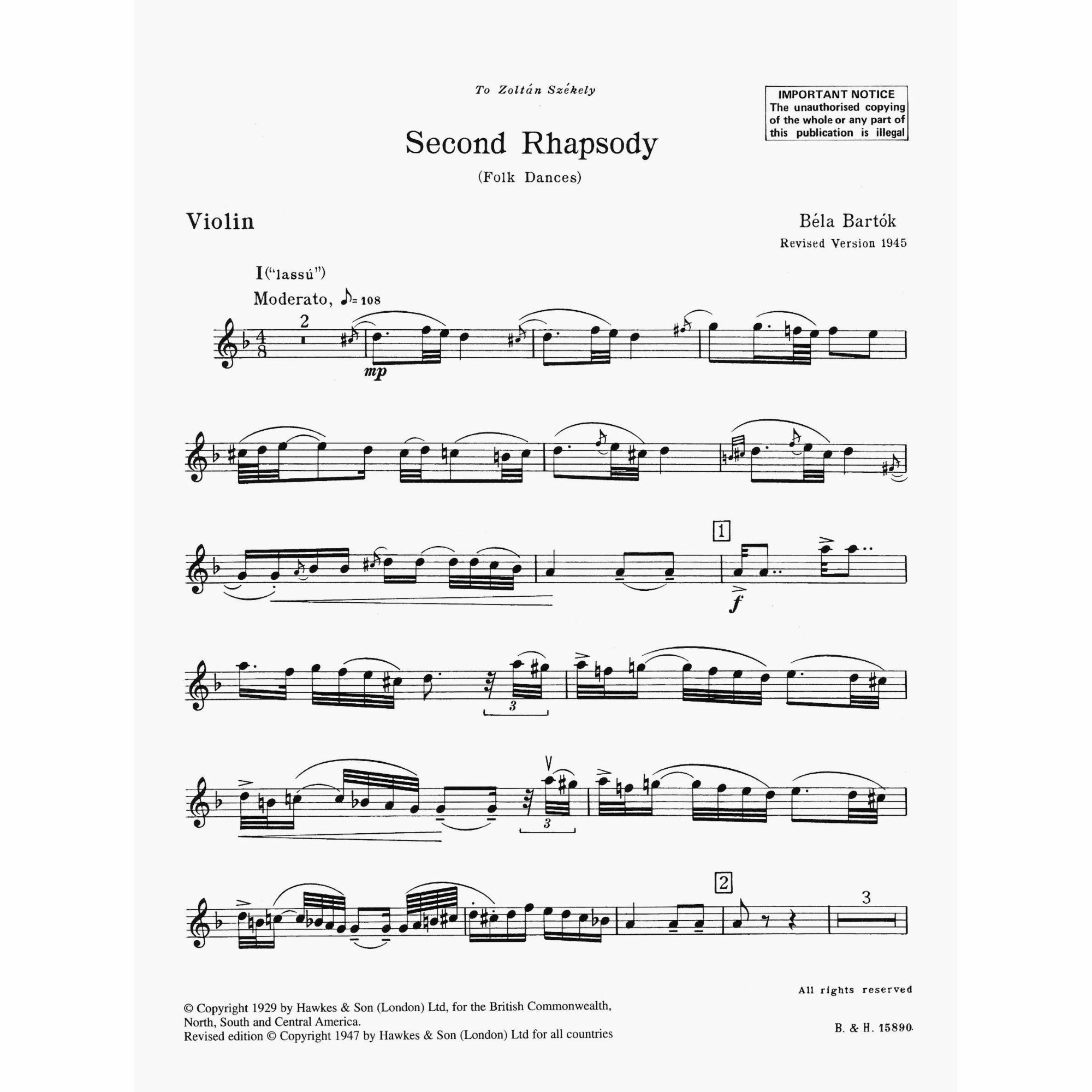 Sample: Violin (Pg. 1)