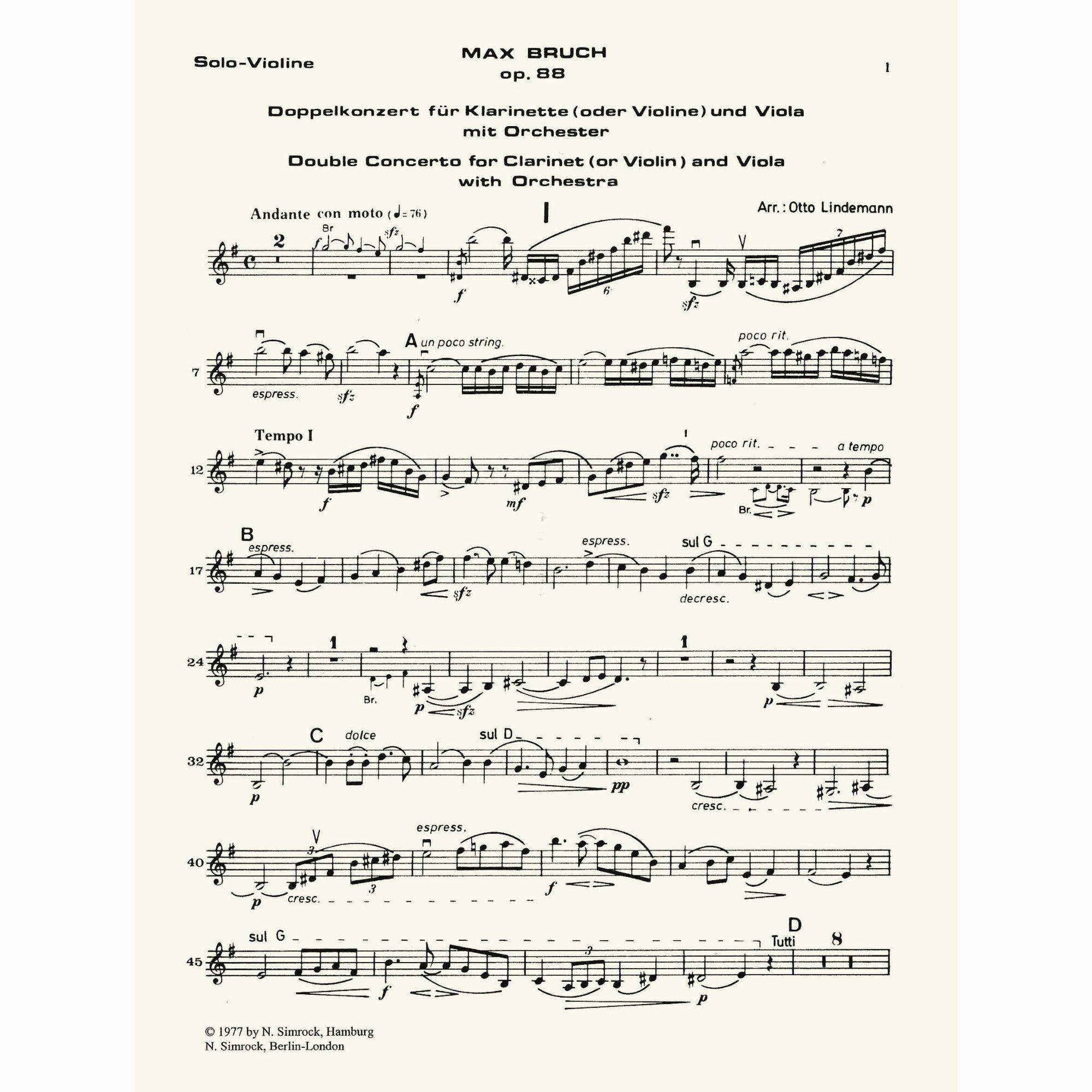 Sample: Violin (Pg. 1)