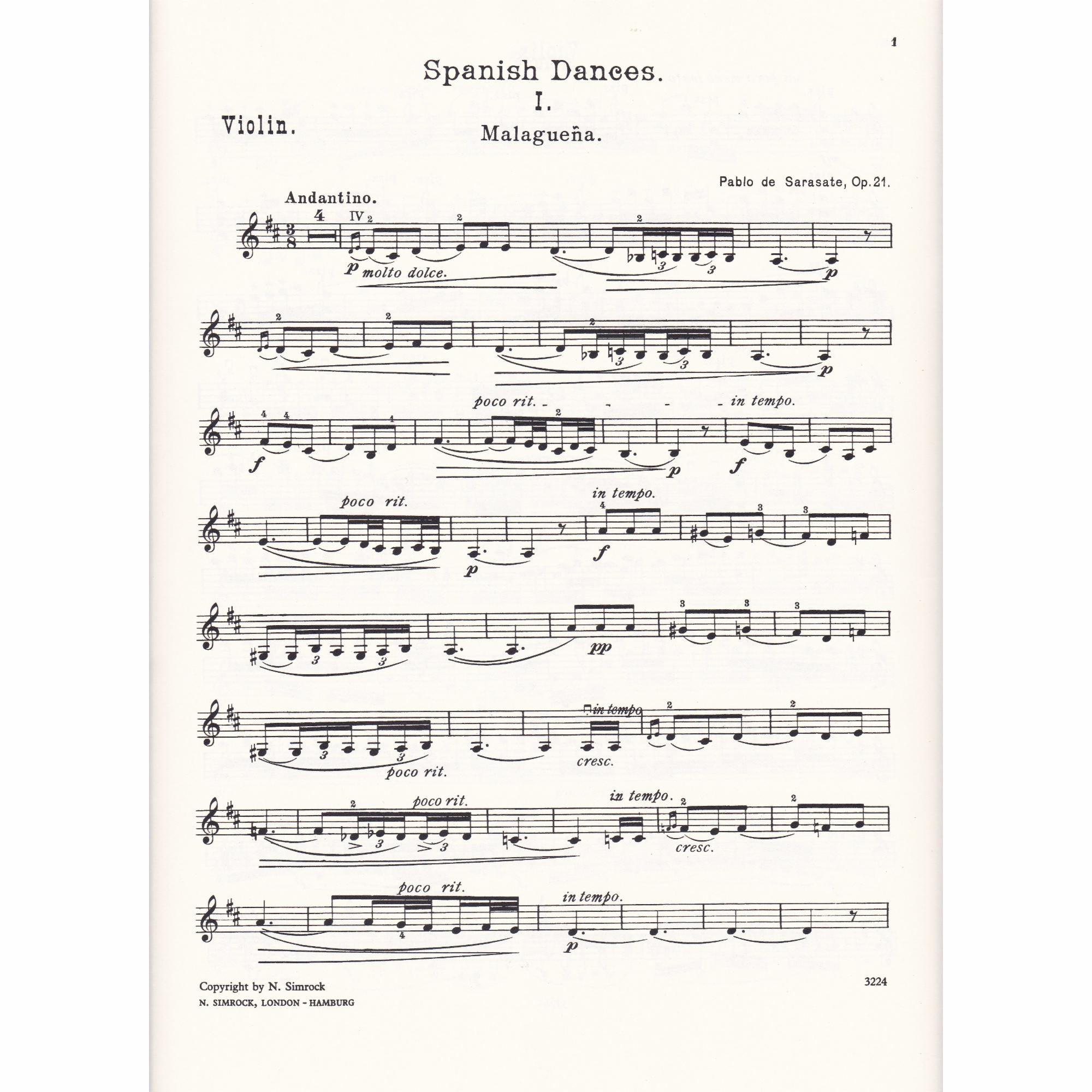 Sample: Violin Part