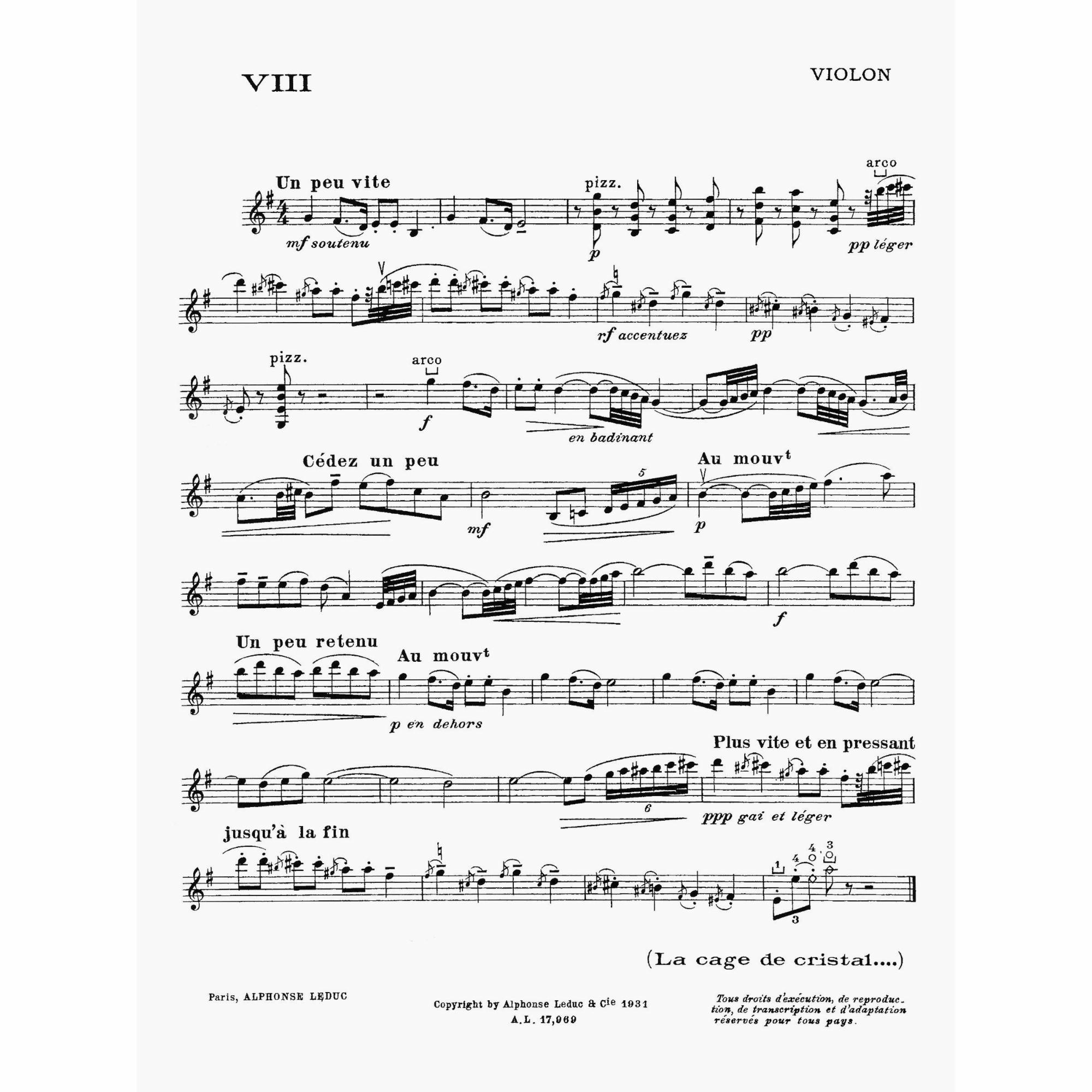 Sample: Violin Part