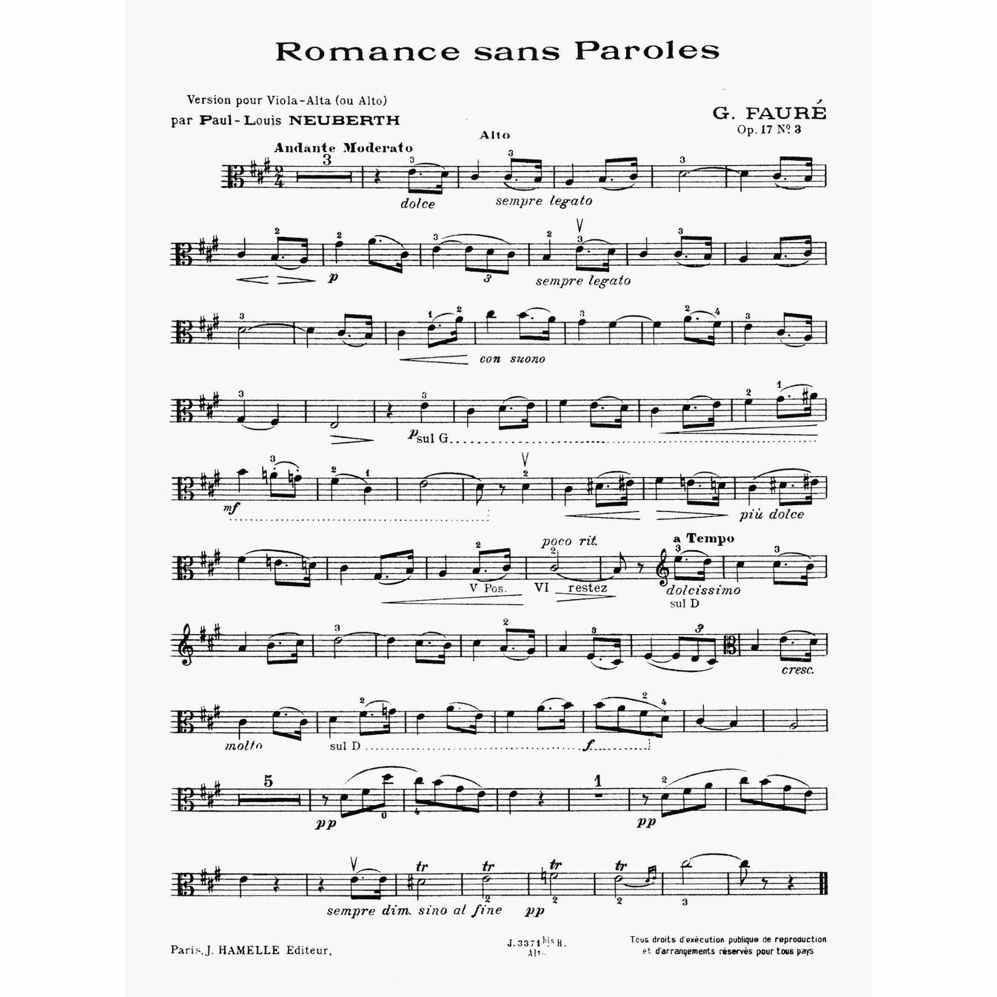 Sample: Viola Part