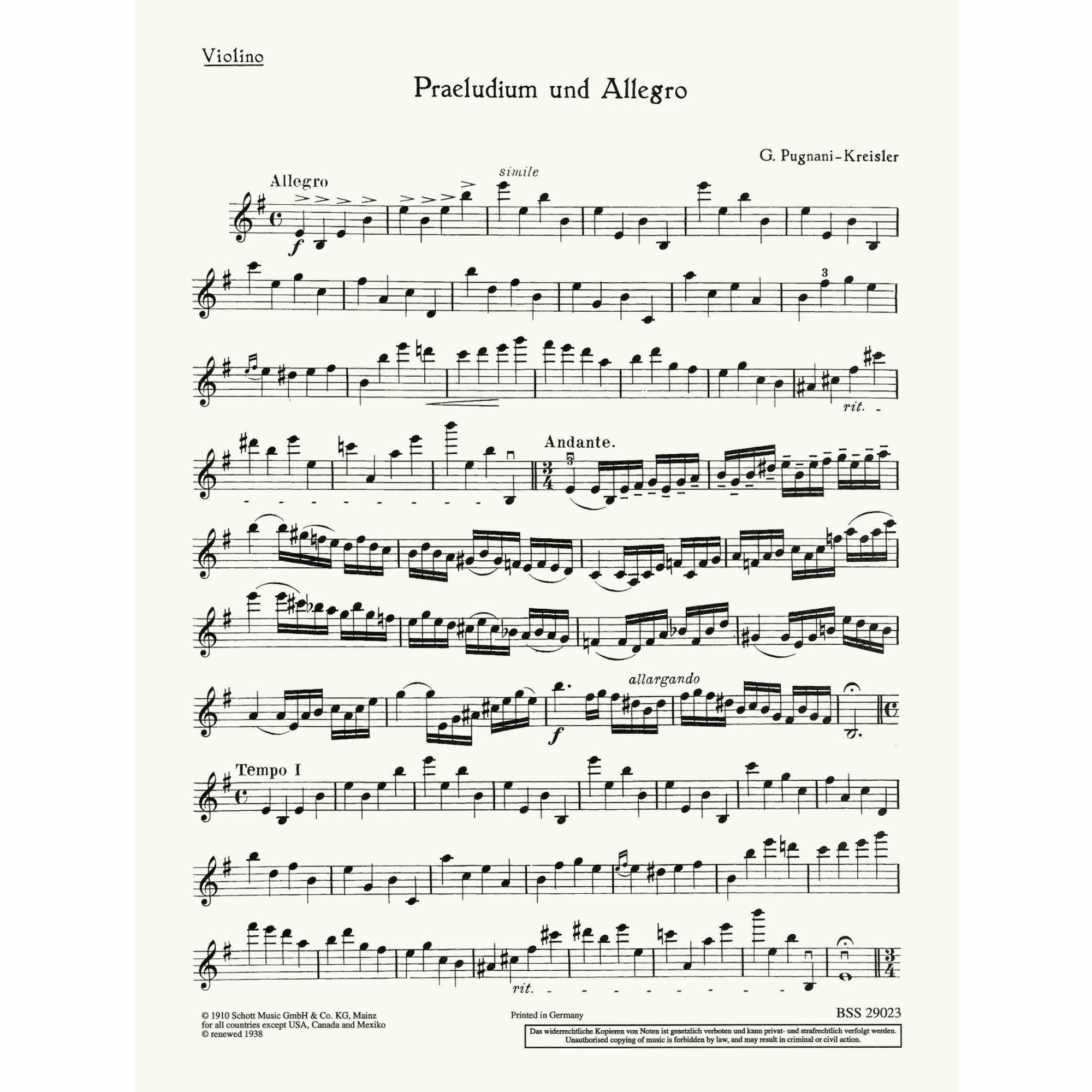 Sample: Violin Part