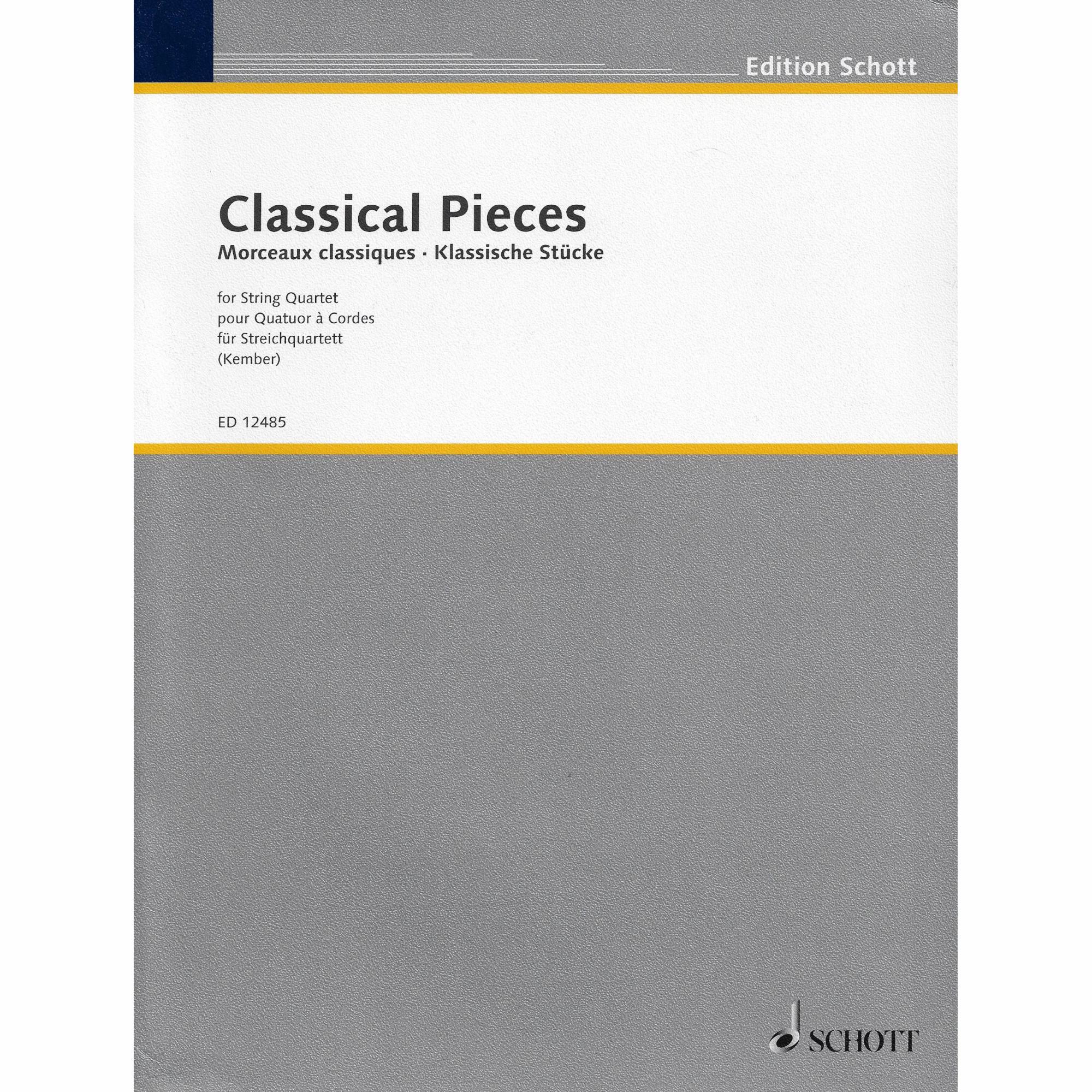 Classical Pieces for String Quartet