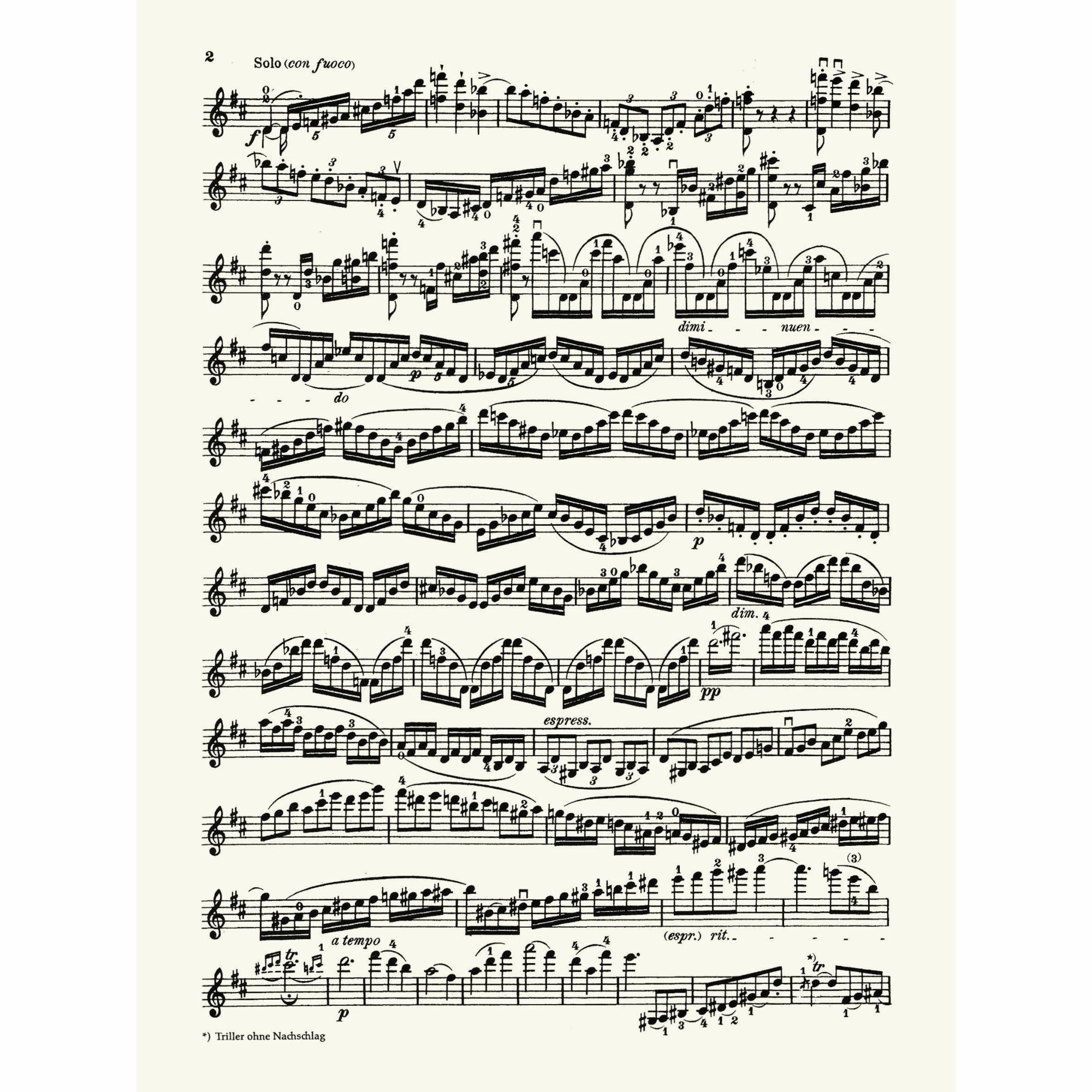 Sample: Violin Part