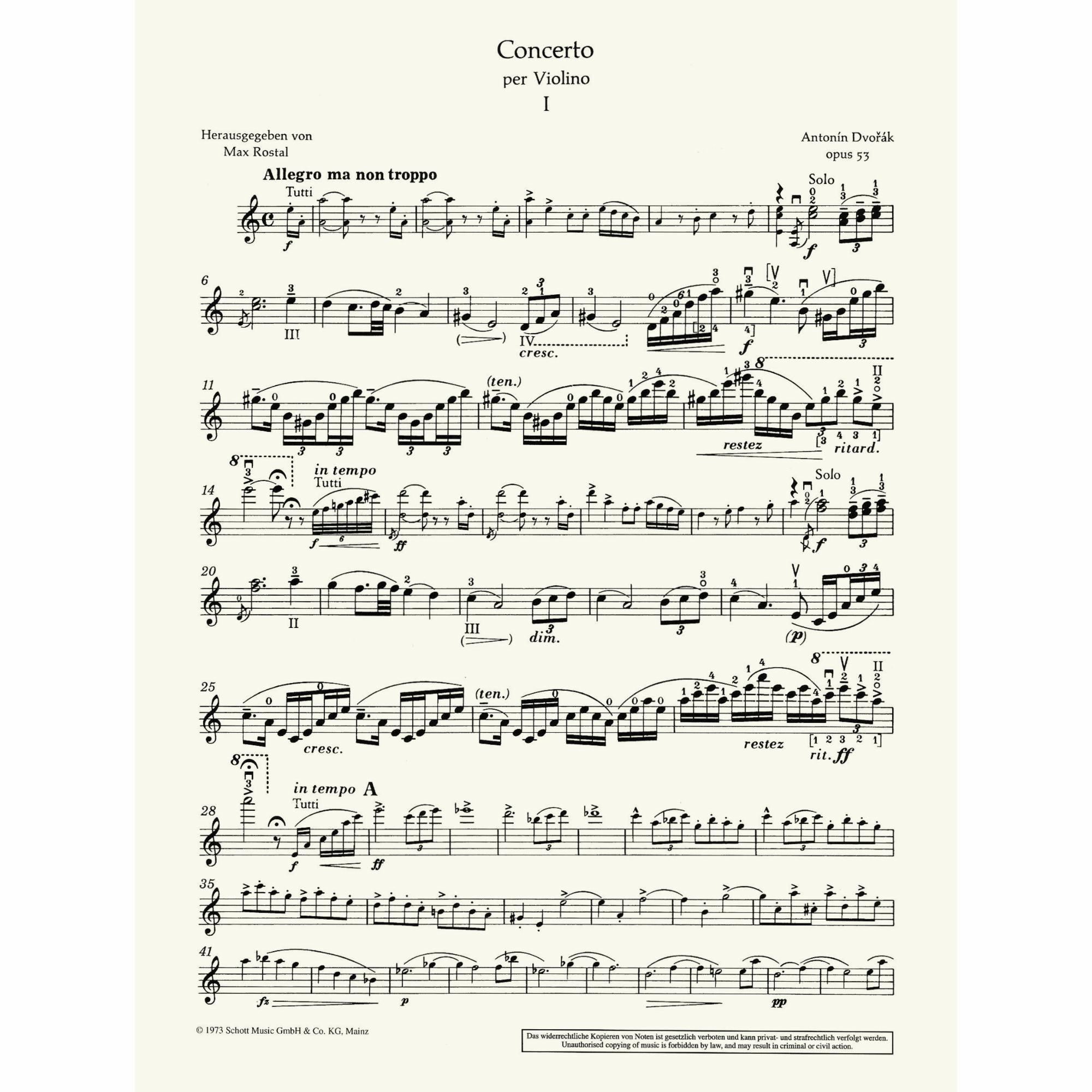 Sample: Violin Part