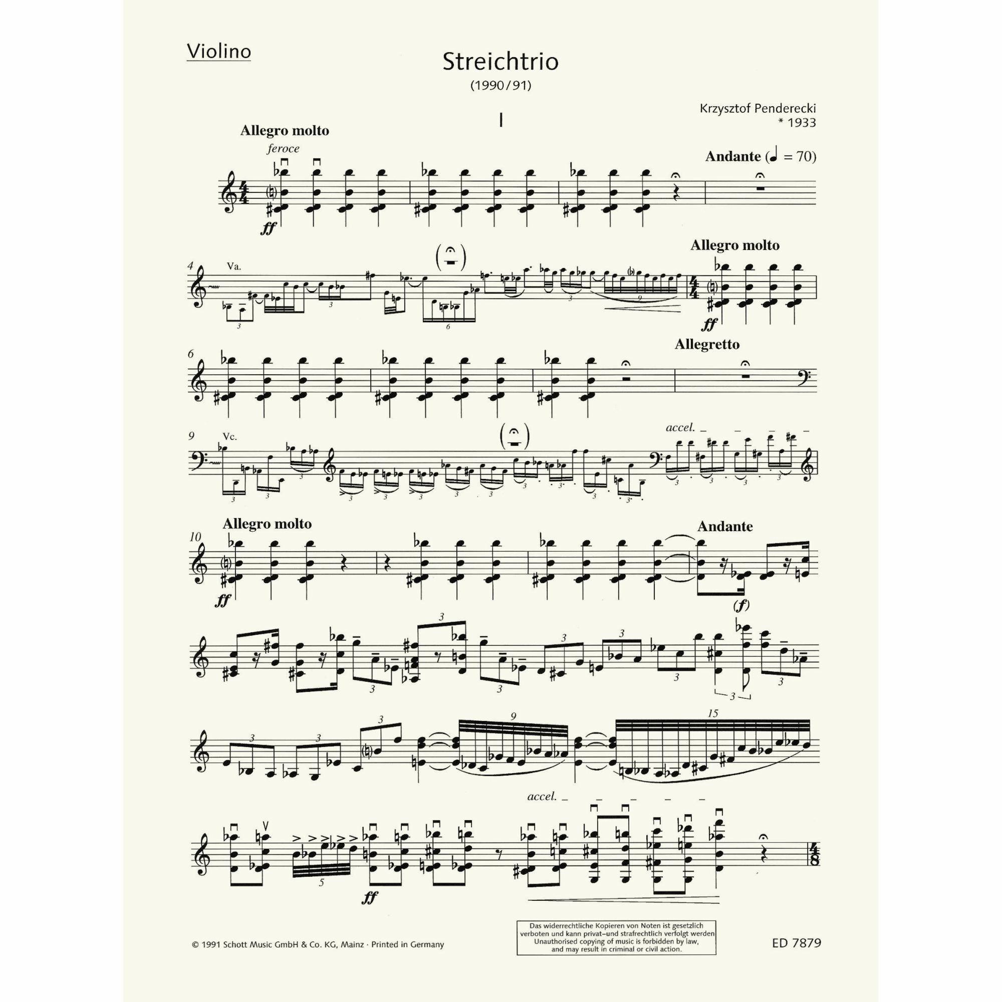 Sample: Violin (Pg. 1)