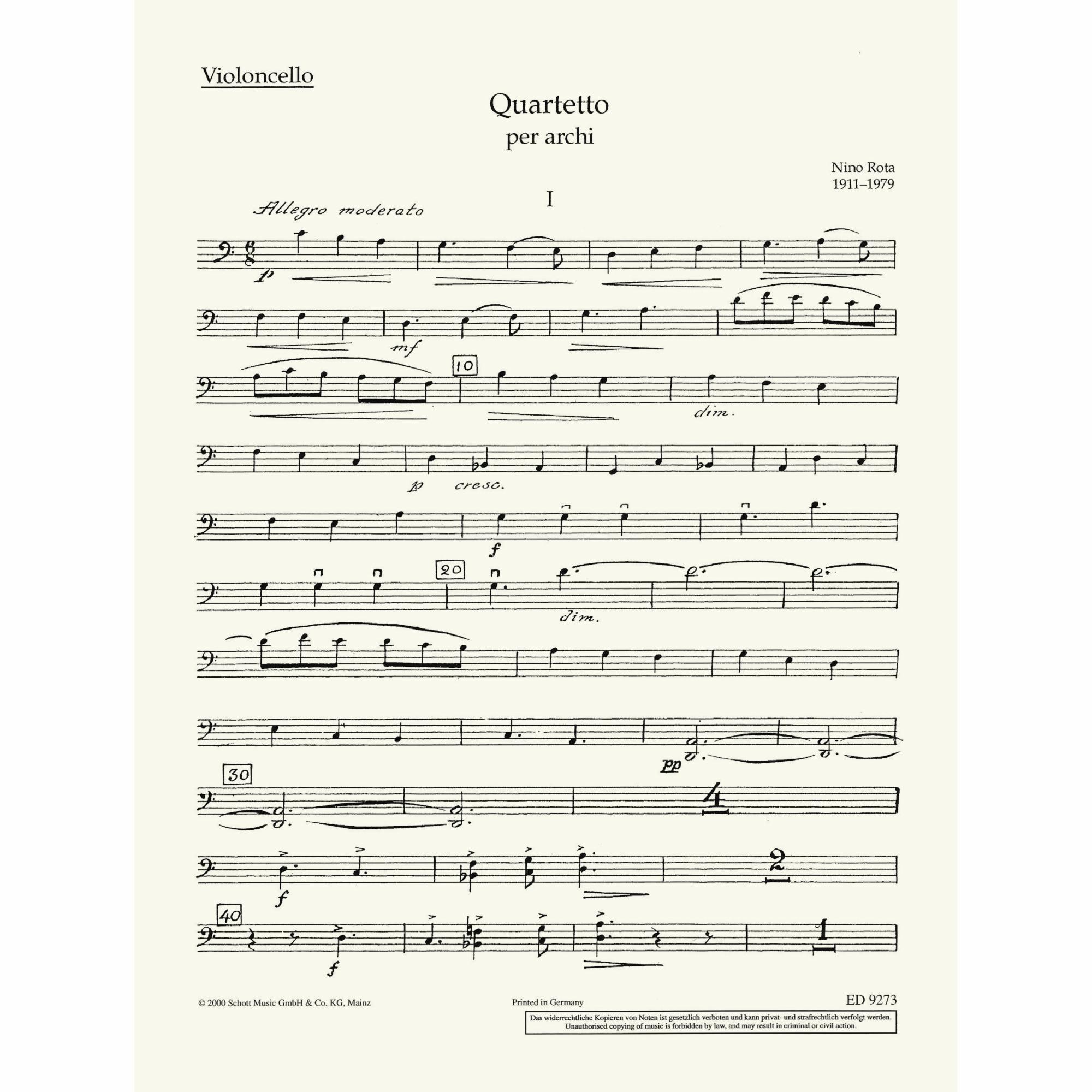 Sample: Cello (Pg. 1)