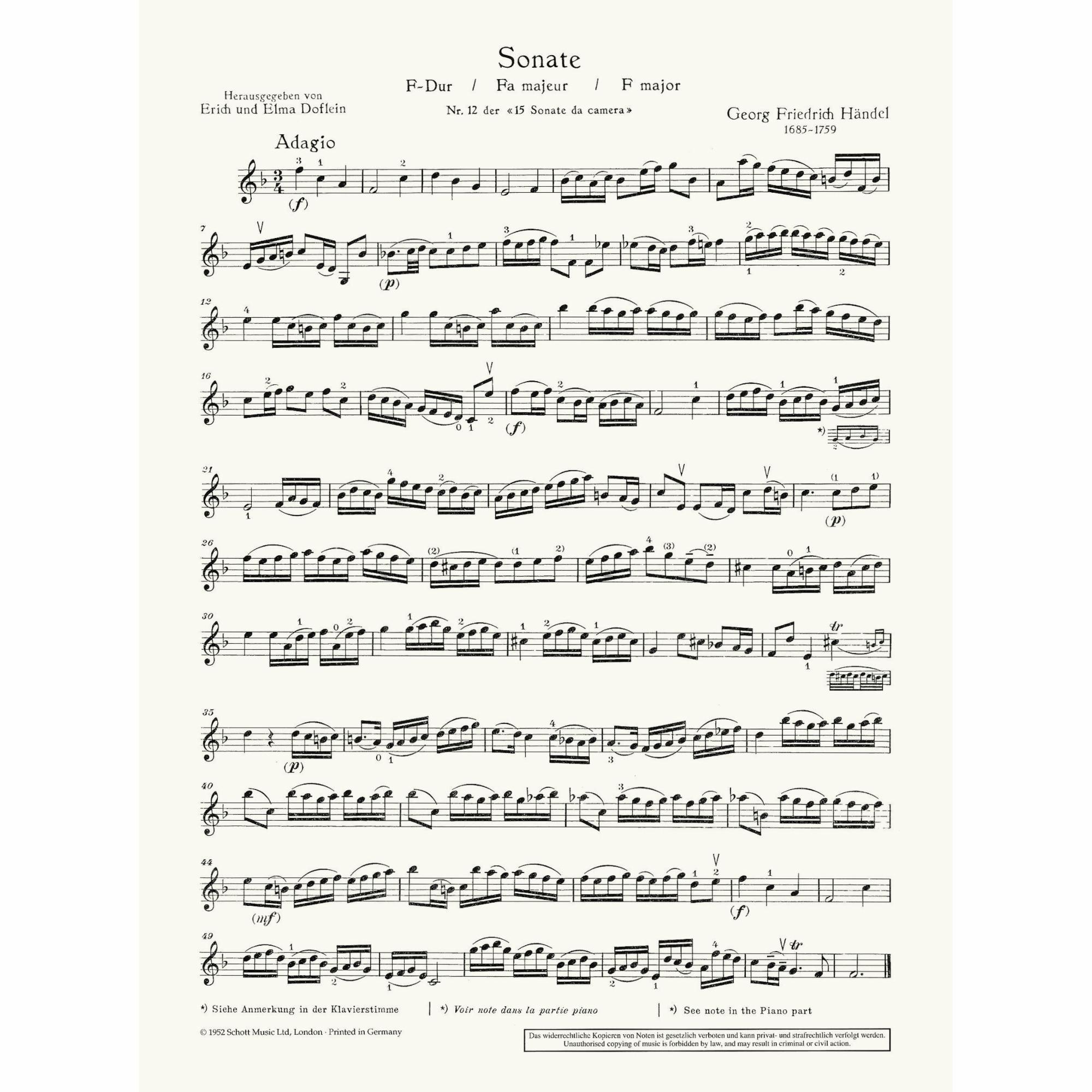 Sample: Violin Part