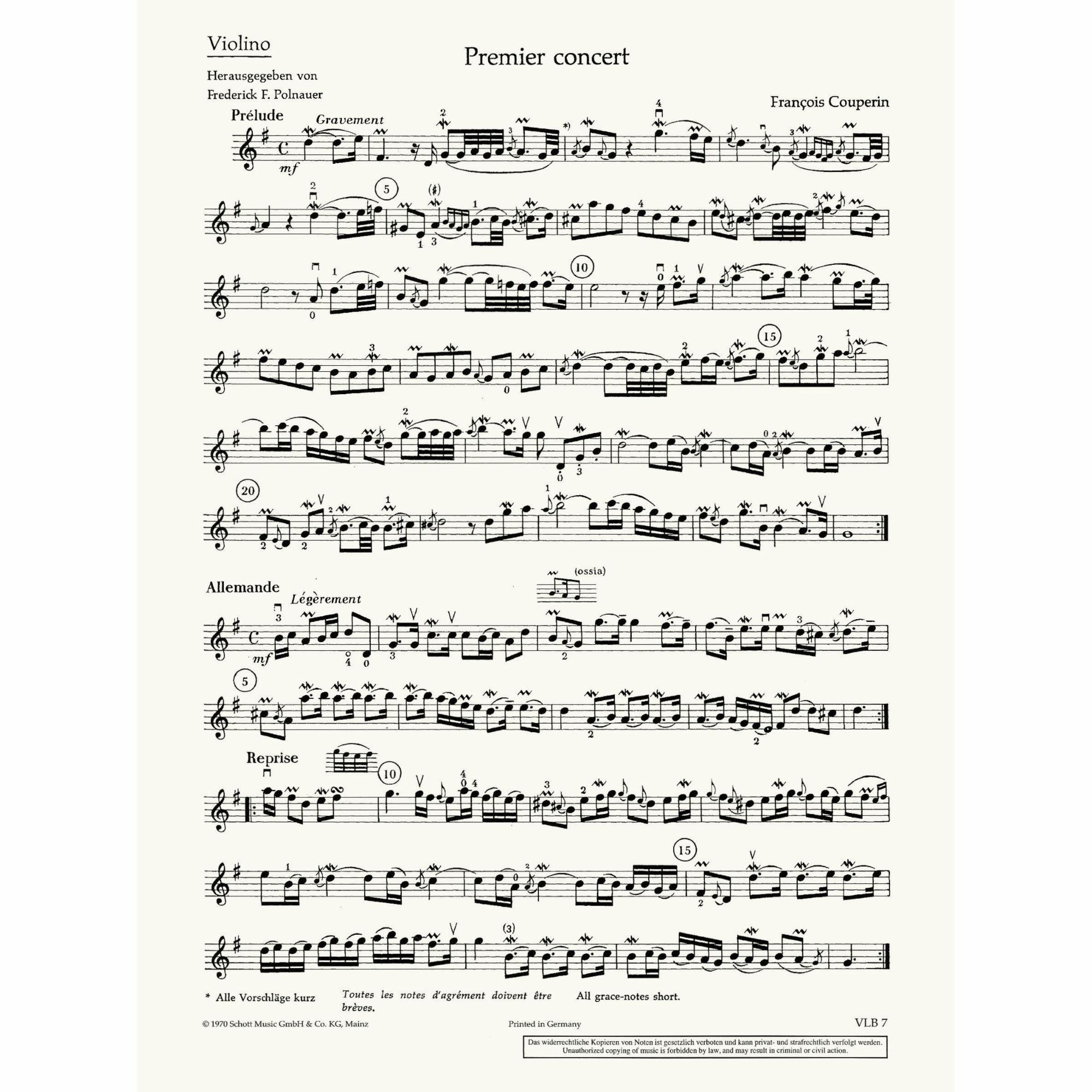 Sample: Violin Part