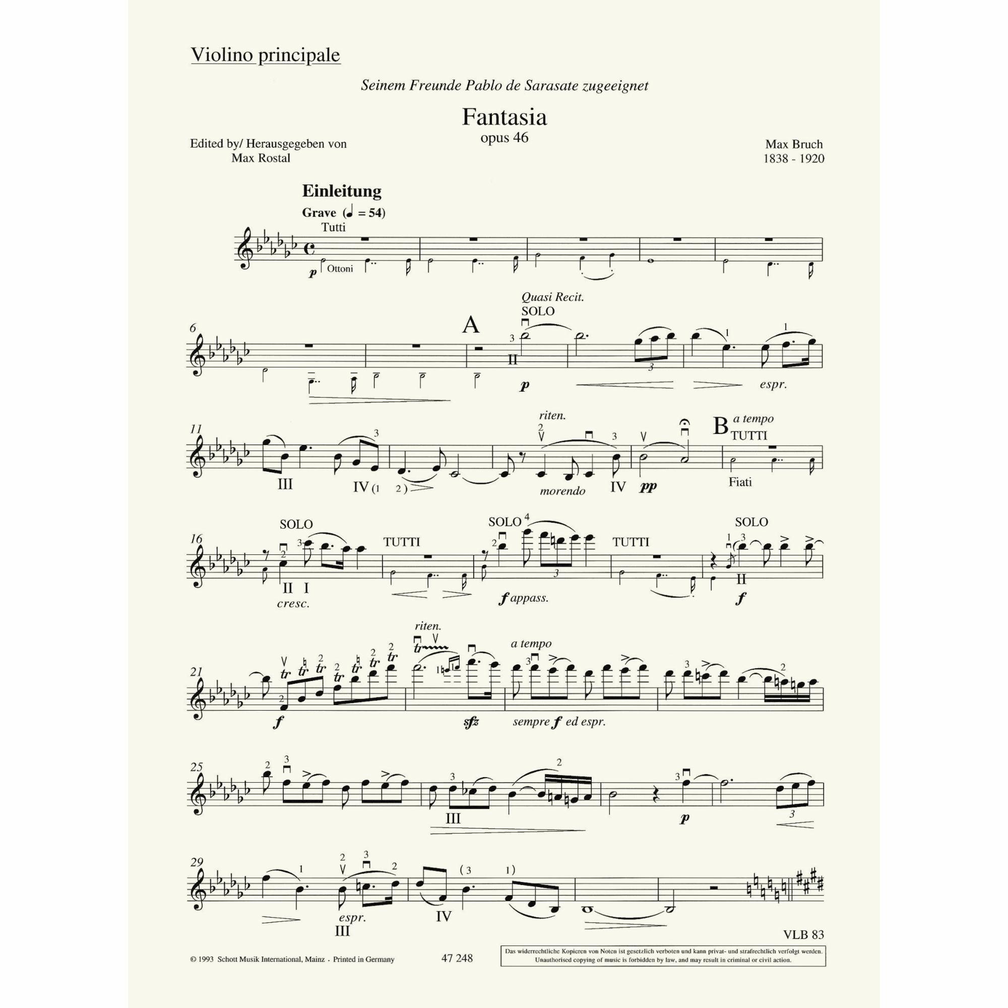 Sample: Violin (Pg. 1)