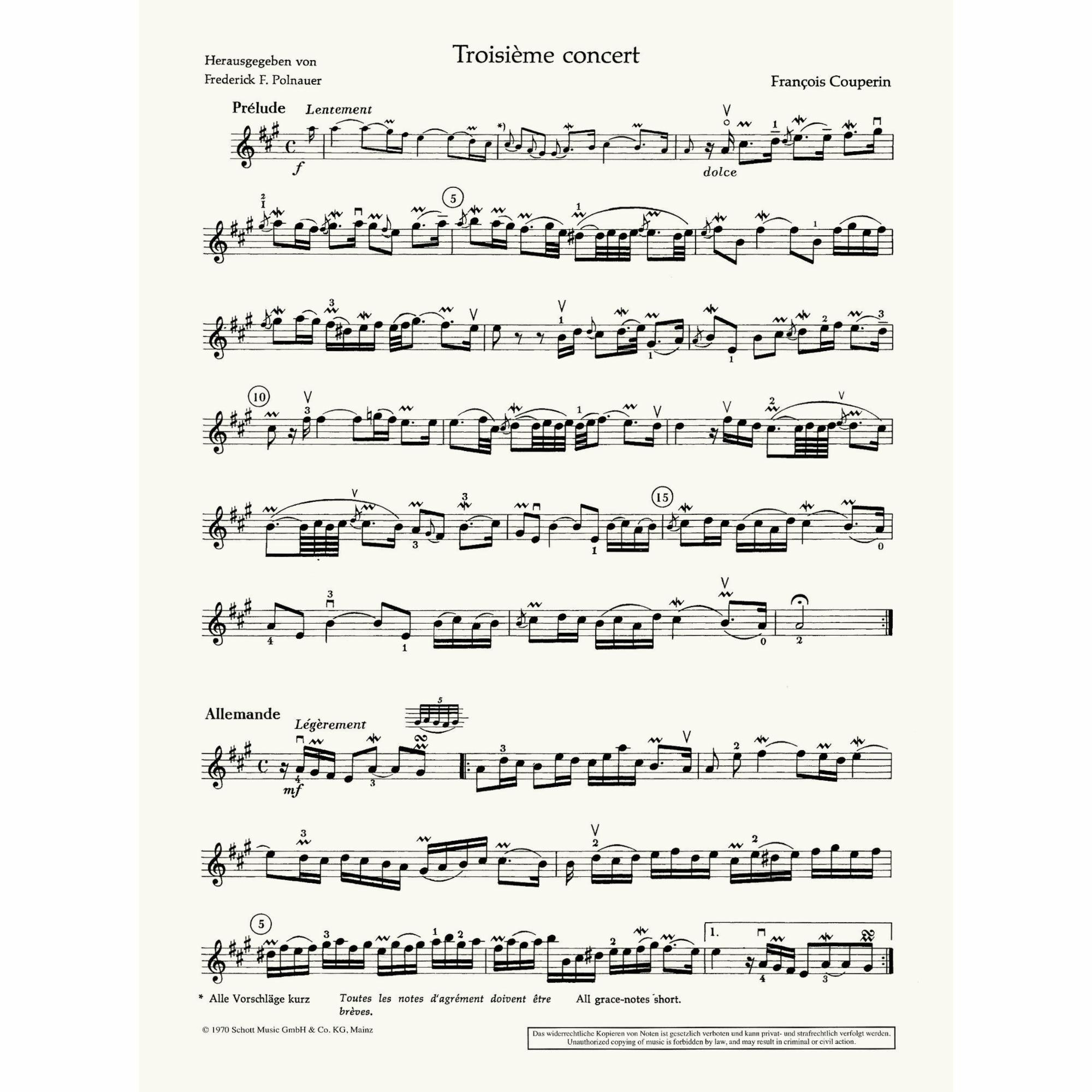 Sample: Violin Part