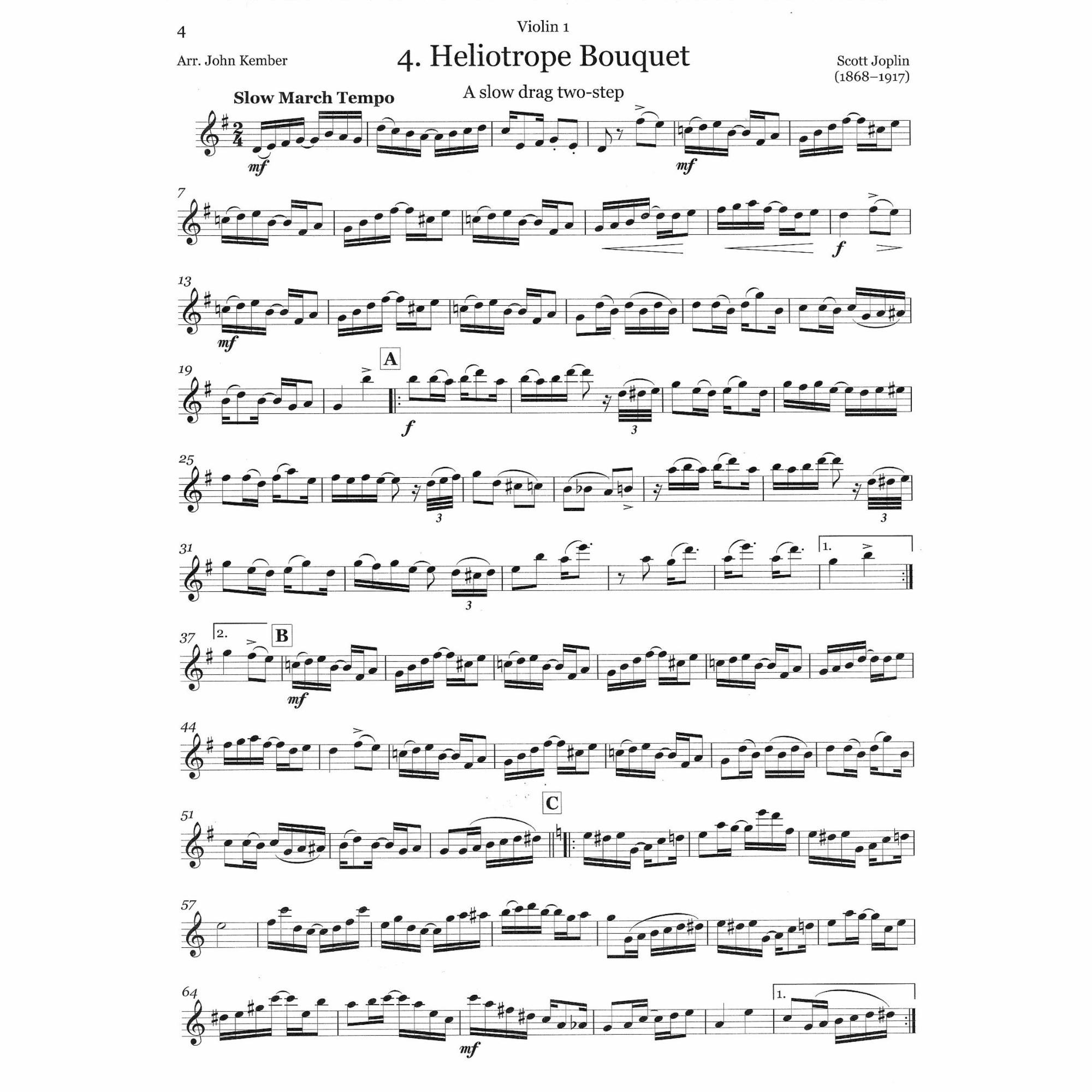 Sample: Violin I (Pg. 4)