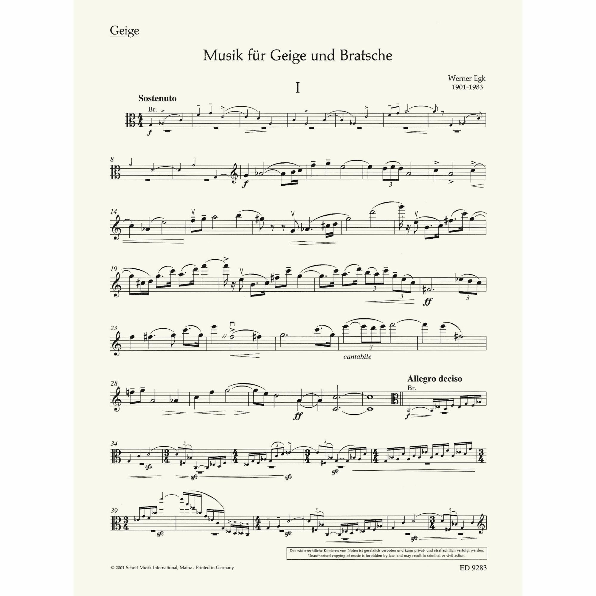 Sample: Violin (Pg. 1)