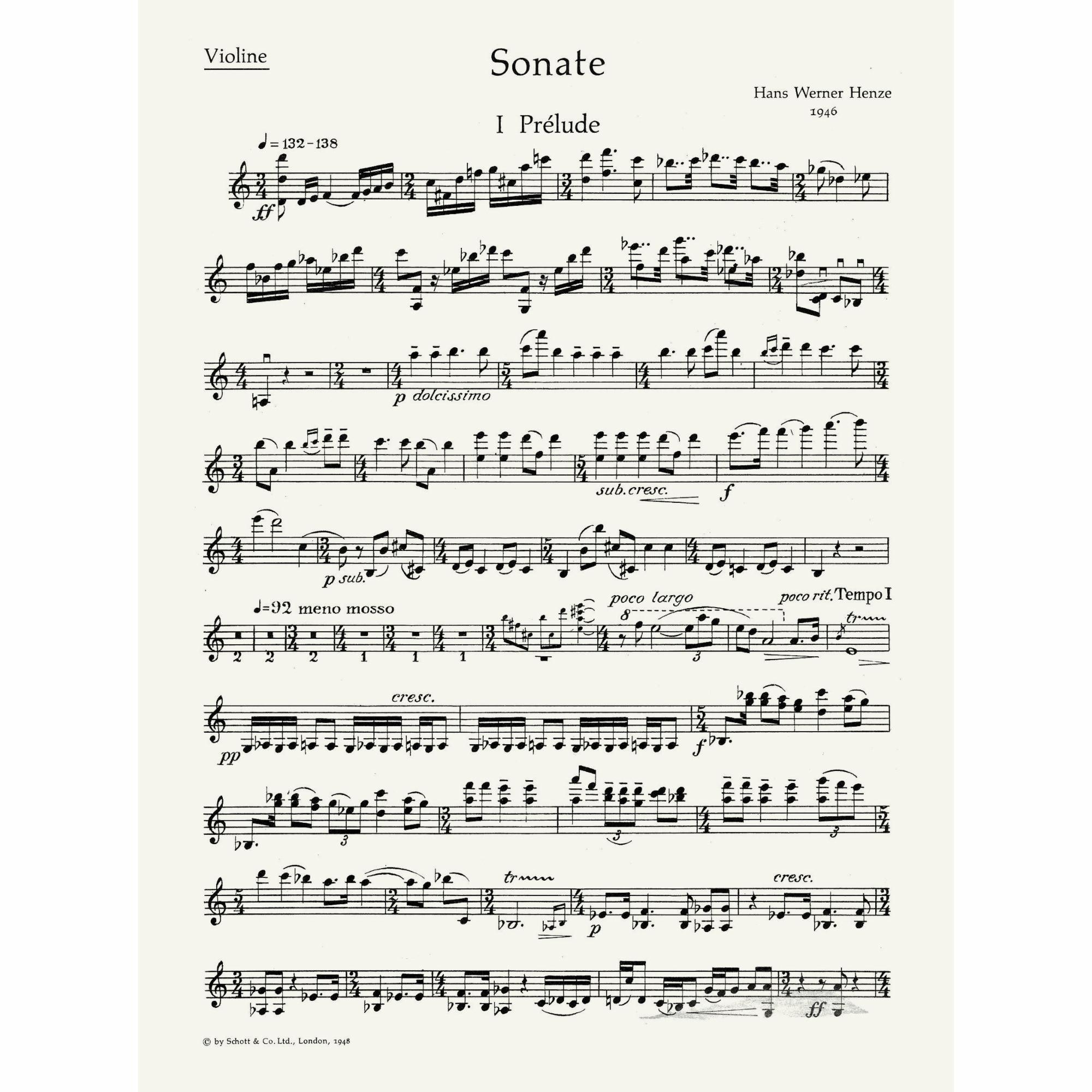 Sample: Violin Part