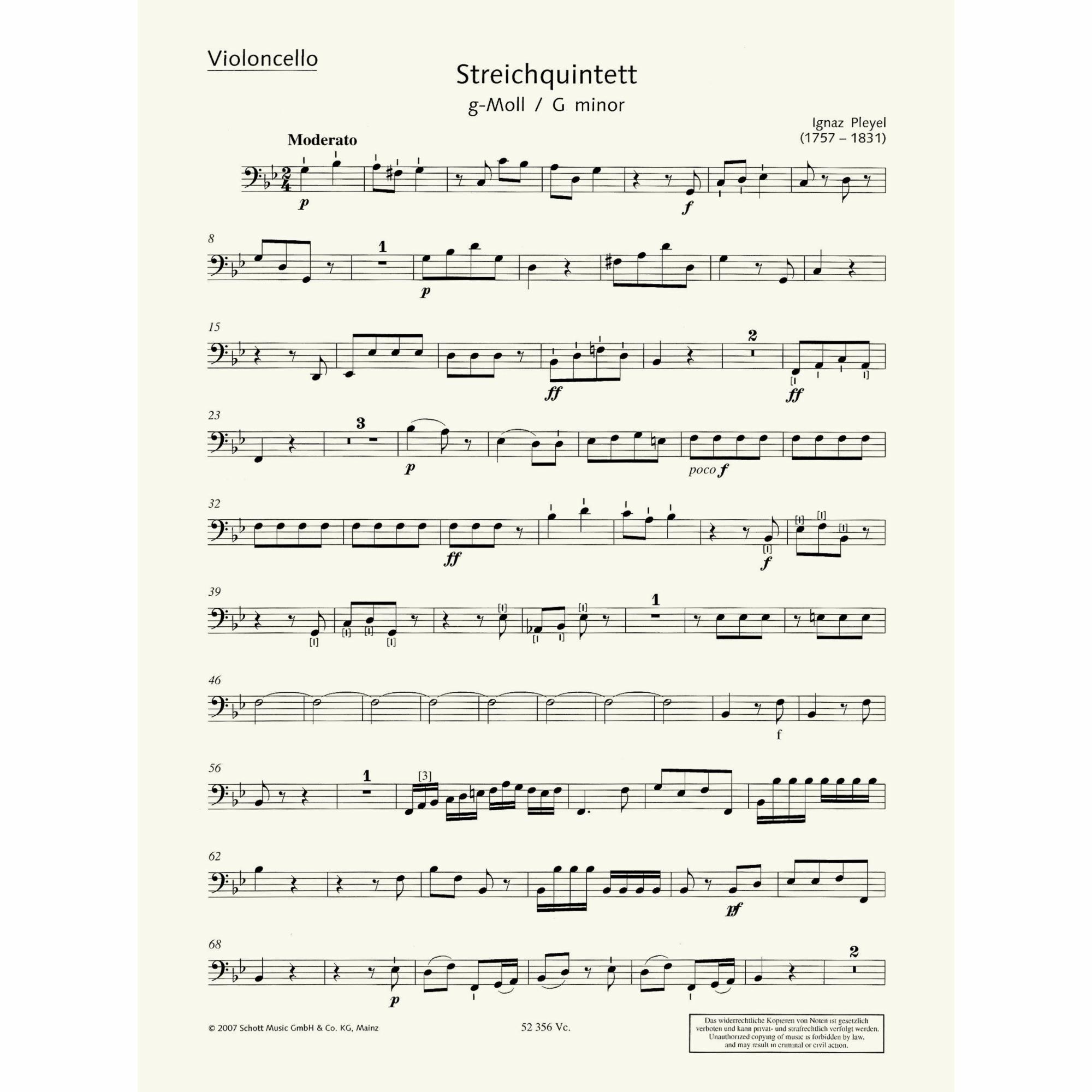 Sample: Cello (Pg. 1)