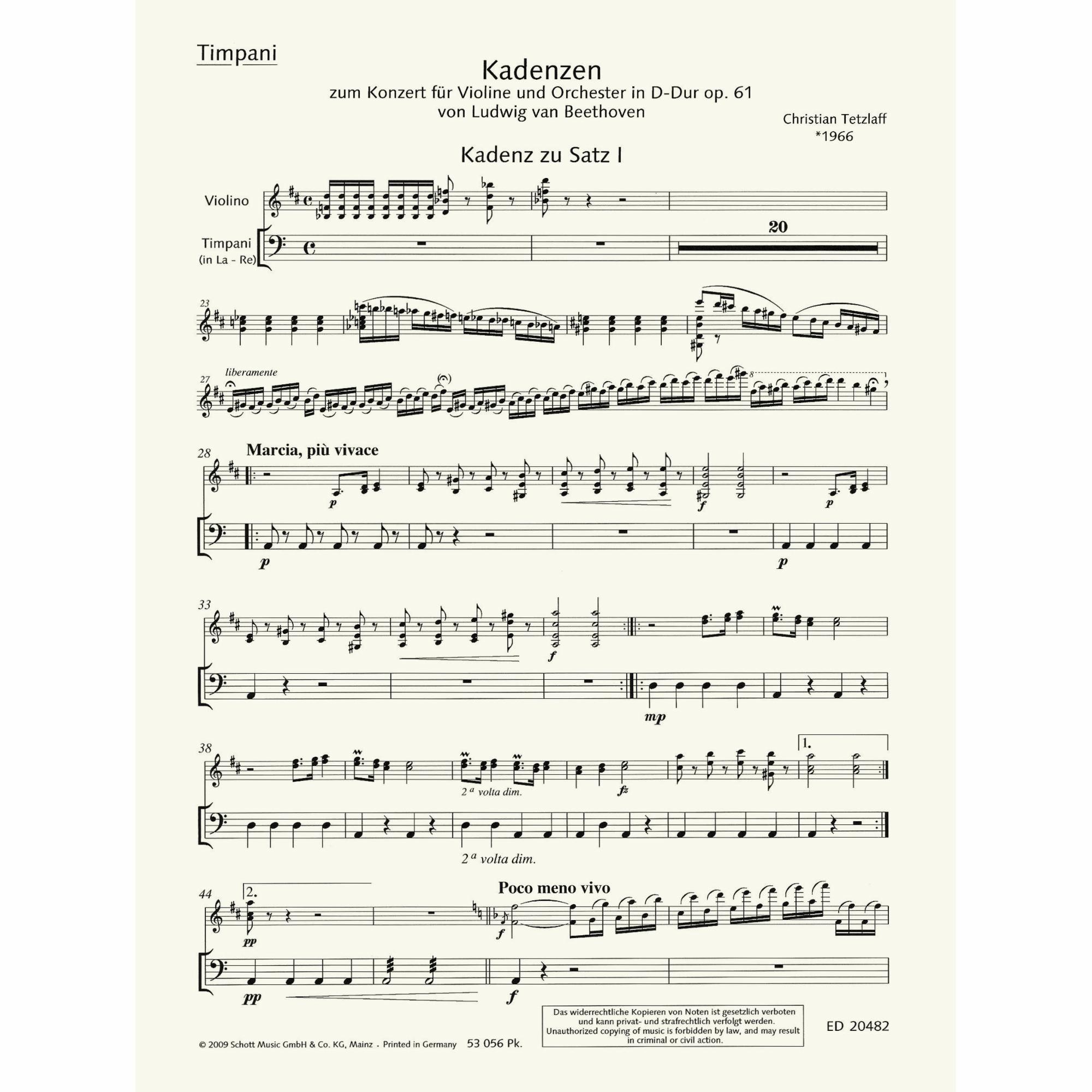 Sample: Timpani (Pg. 1) 