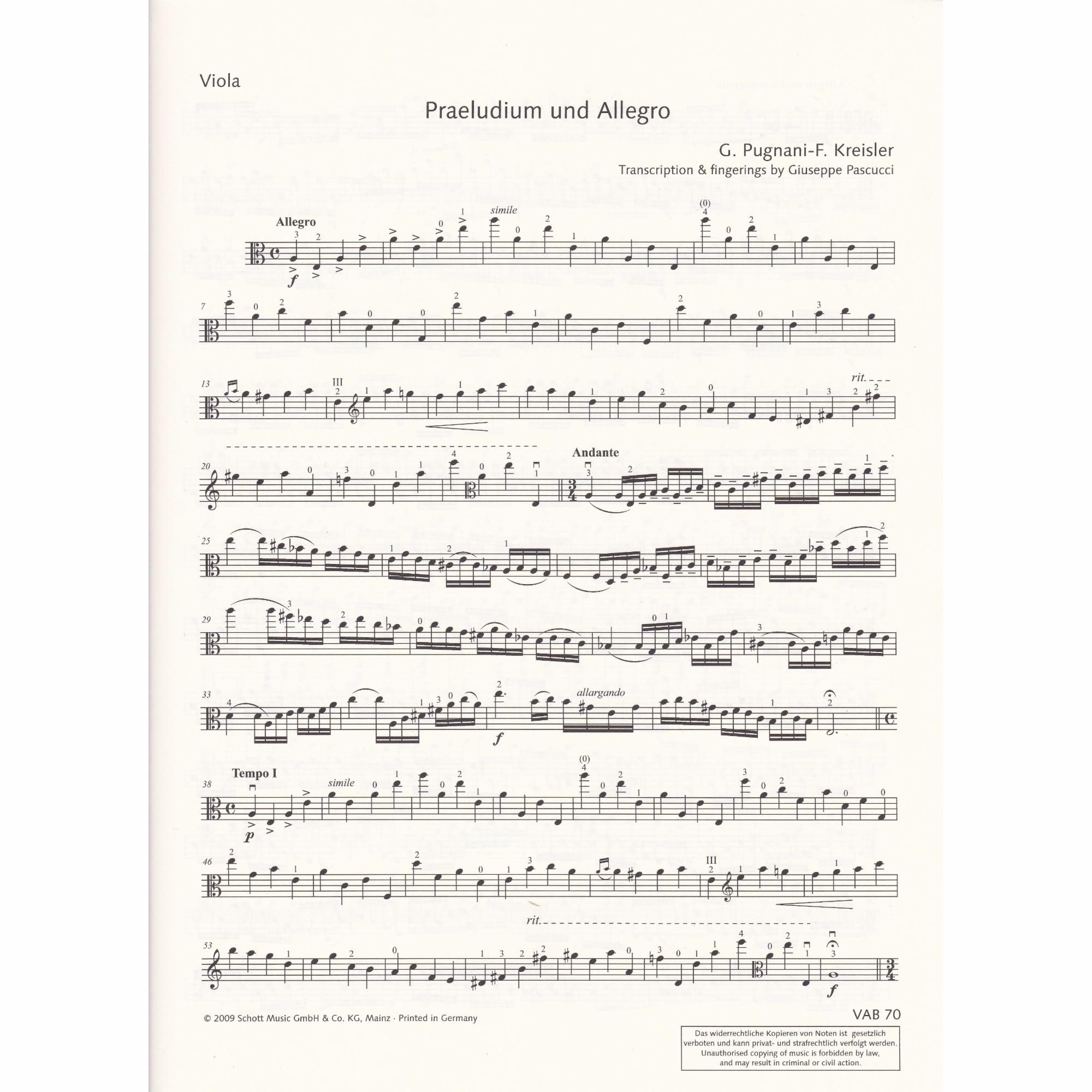 Sample: Viola Part