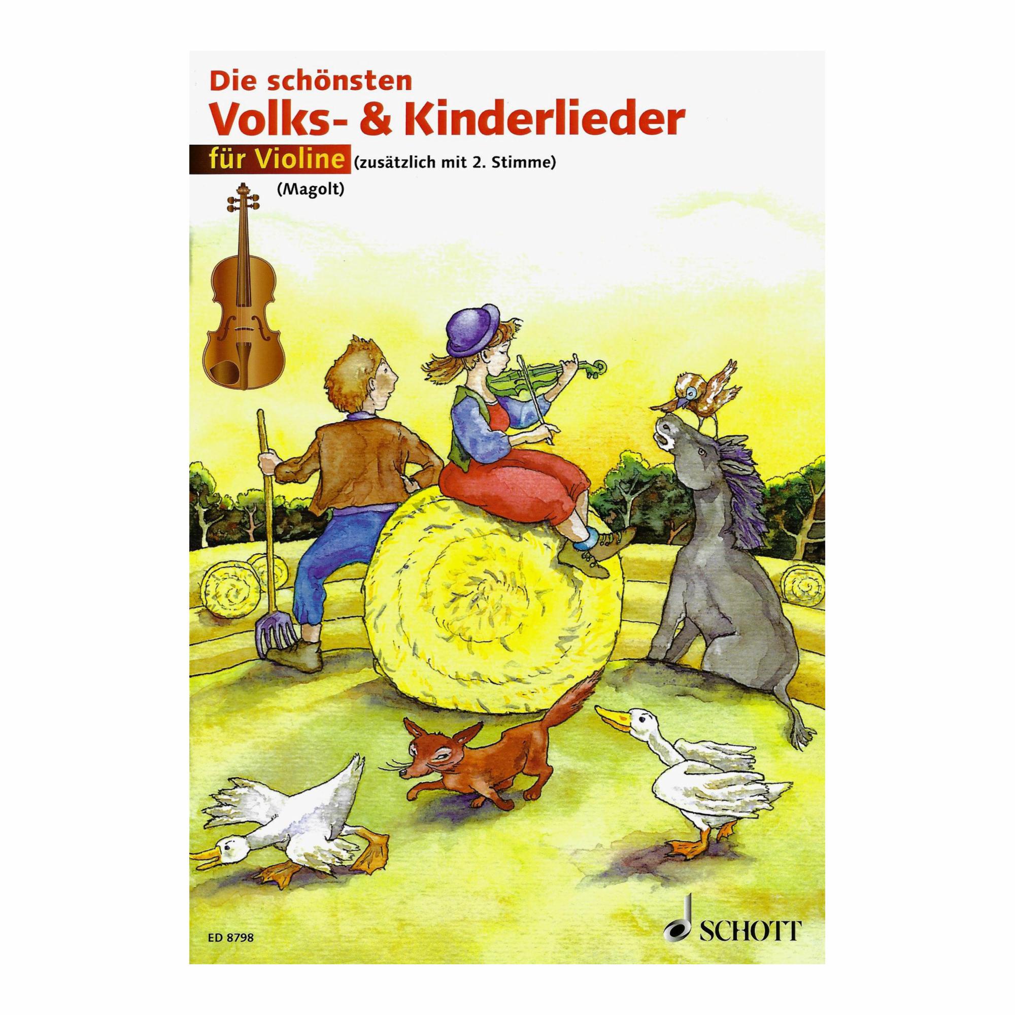 Die schonsten Volks- und Kinderlieder for Violin