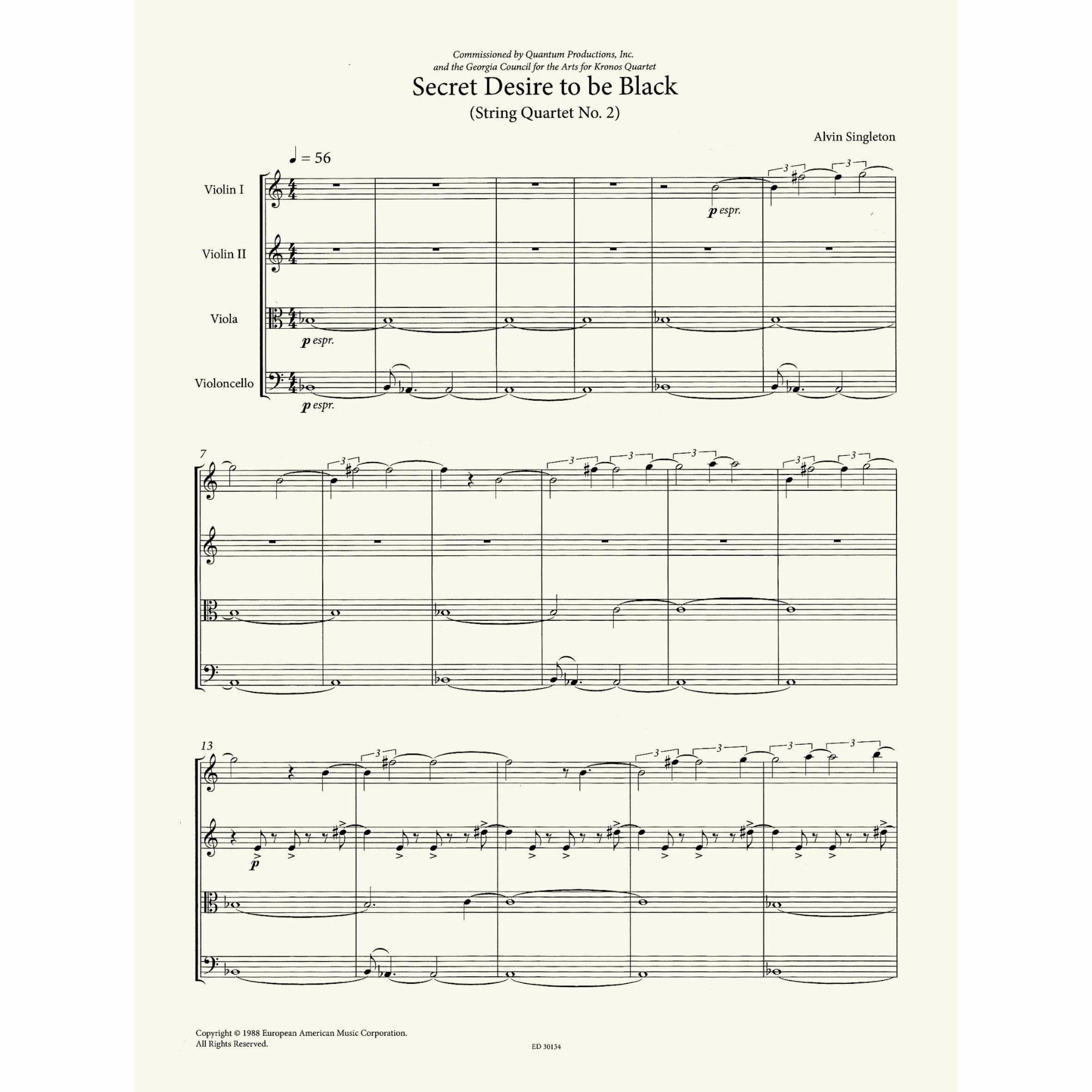 Sample: Score (Pg. 1)