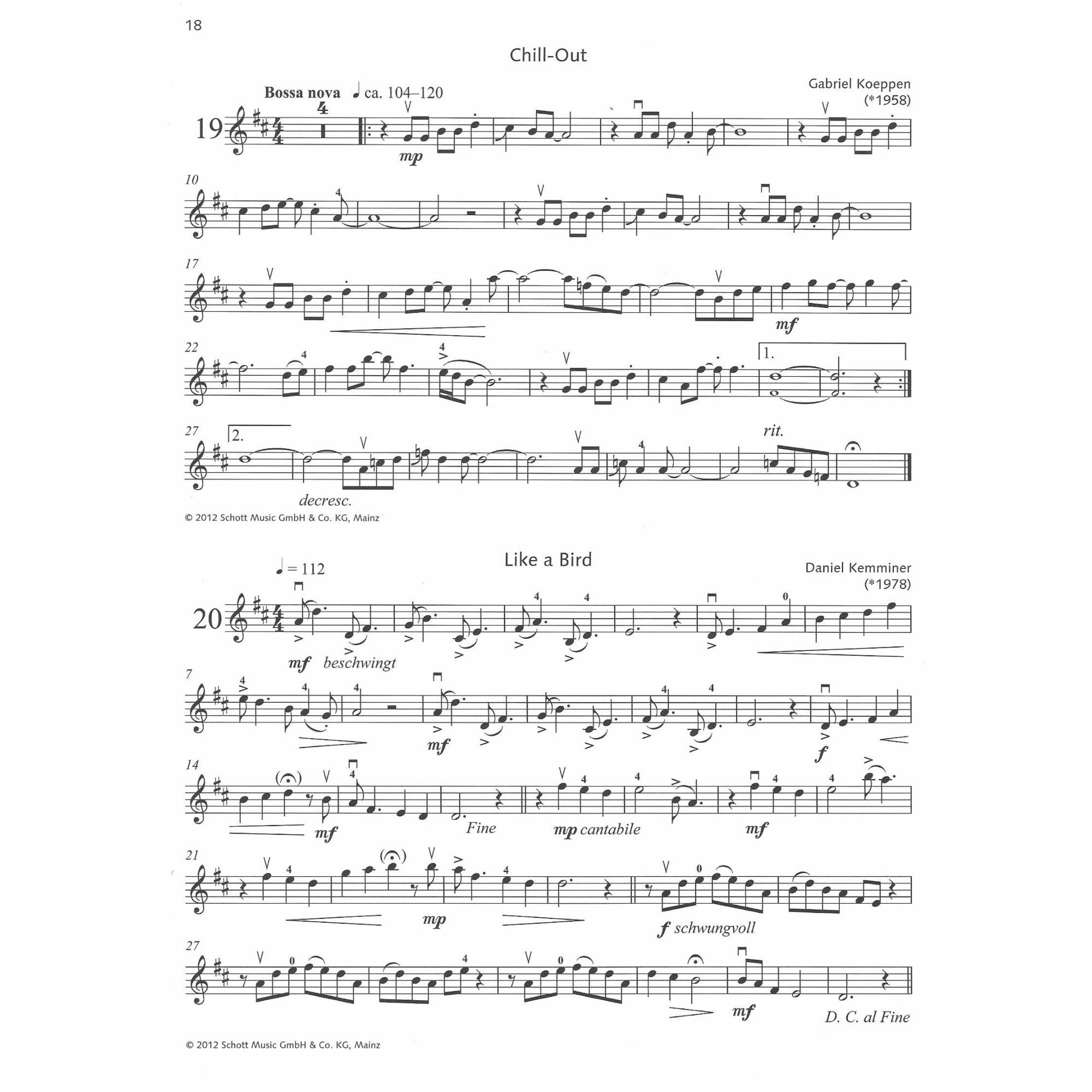 Sample: Violin (Pg. 18)