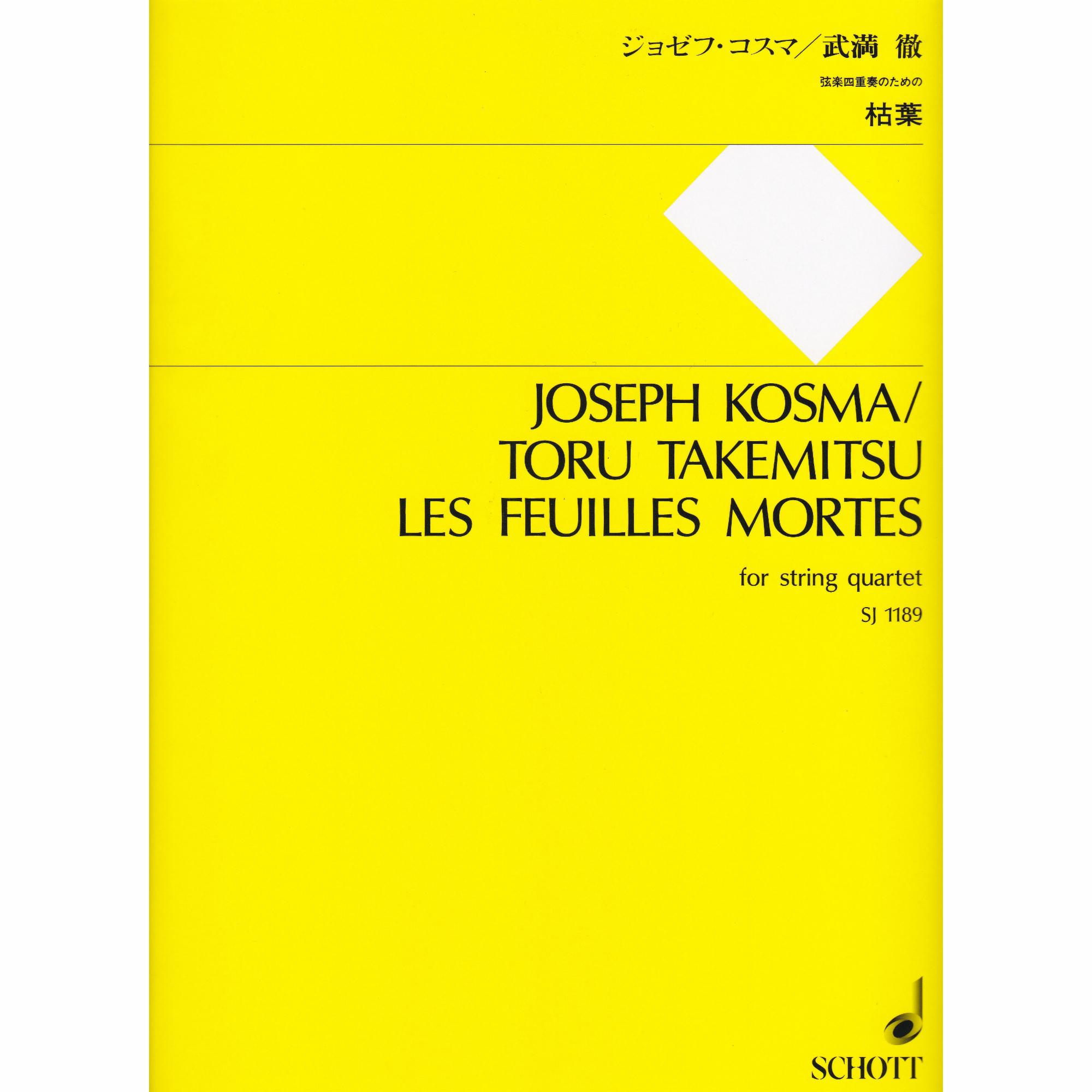 Les Feuilles mortes for String Quartet