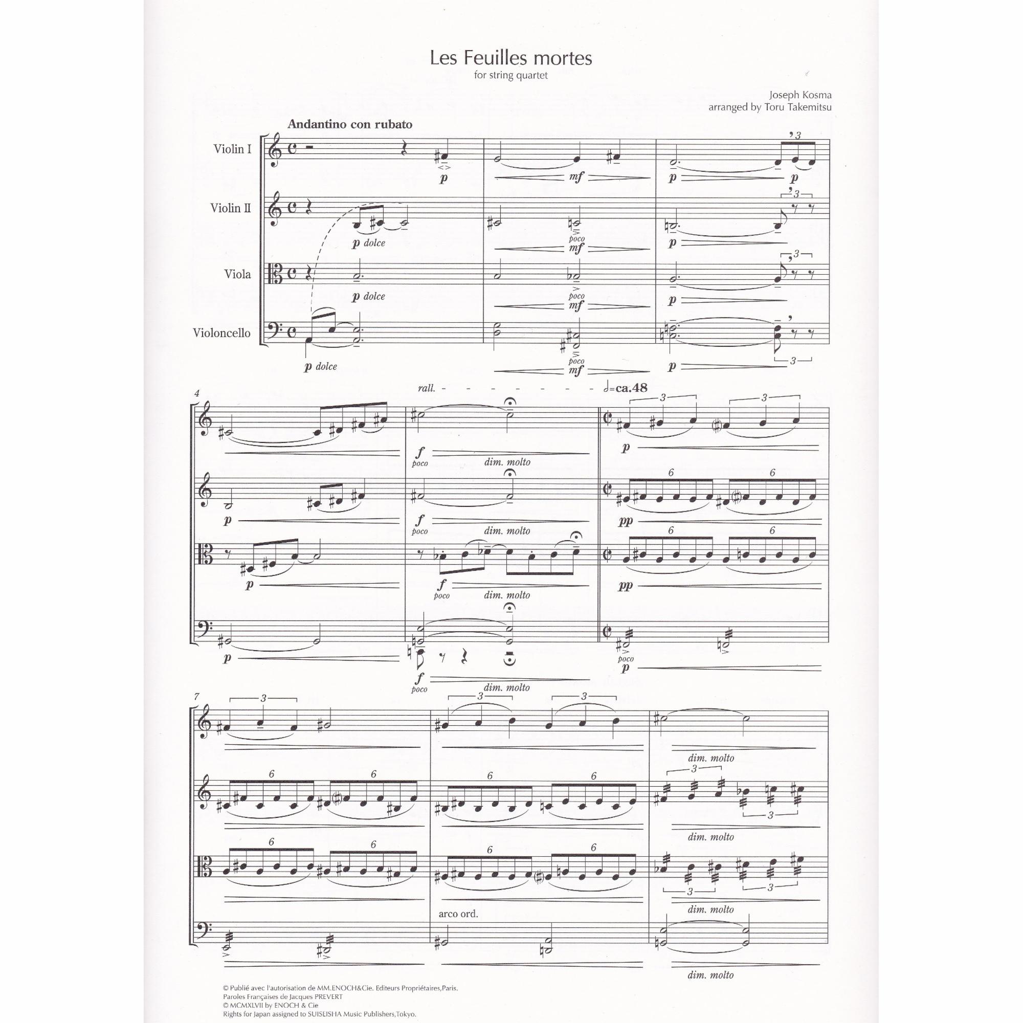 Score Sample