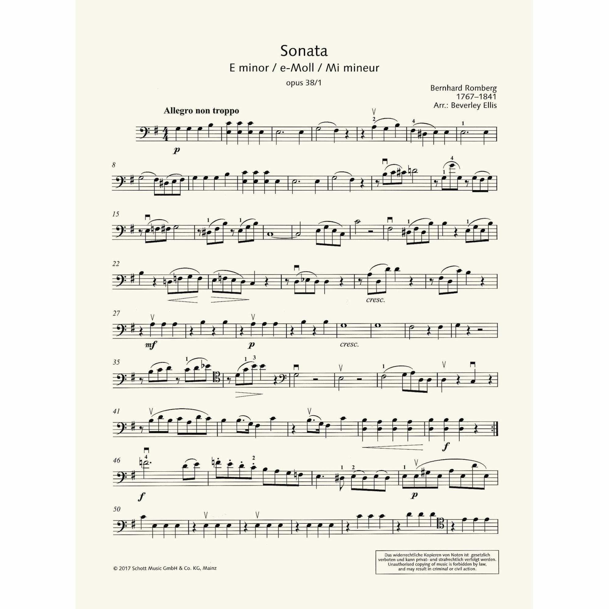 Sample: Cello II (Pg. 2)