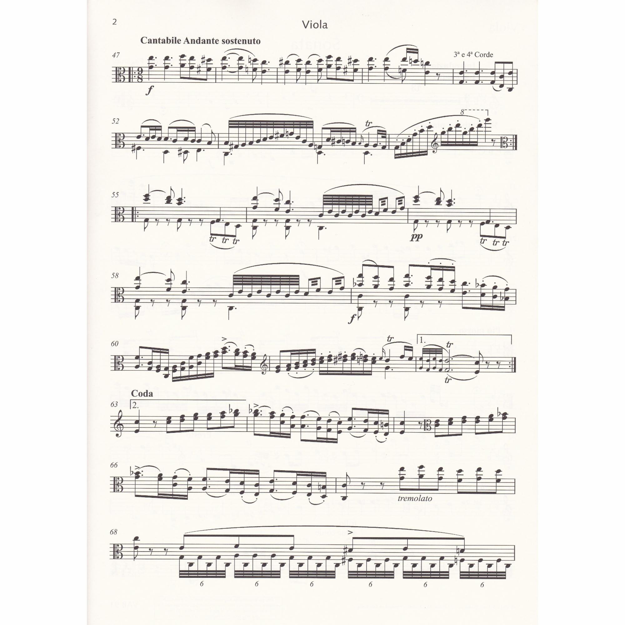 Sample: Viola Part