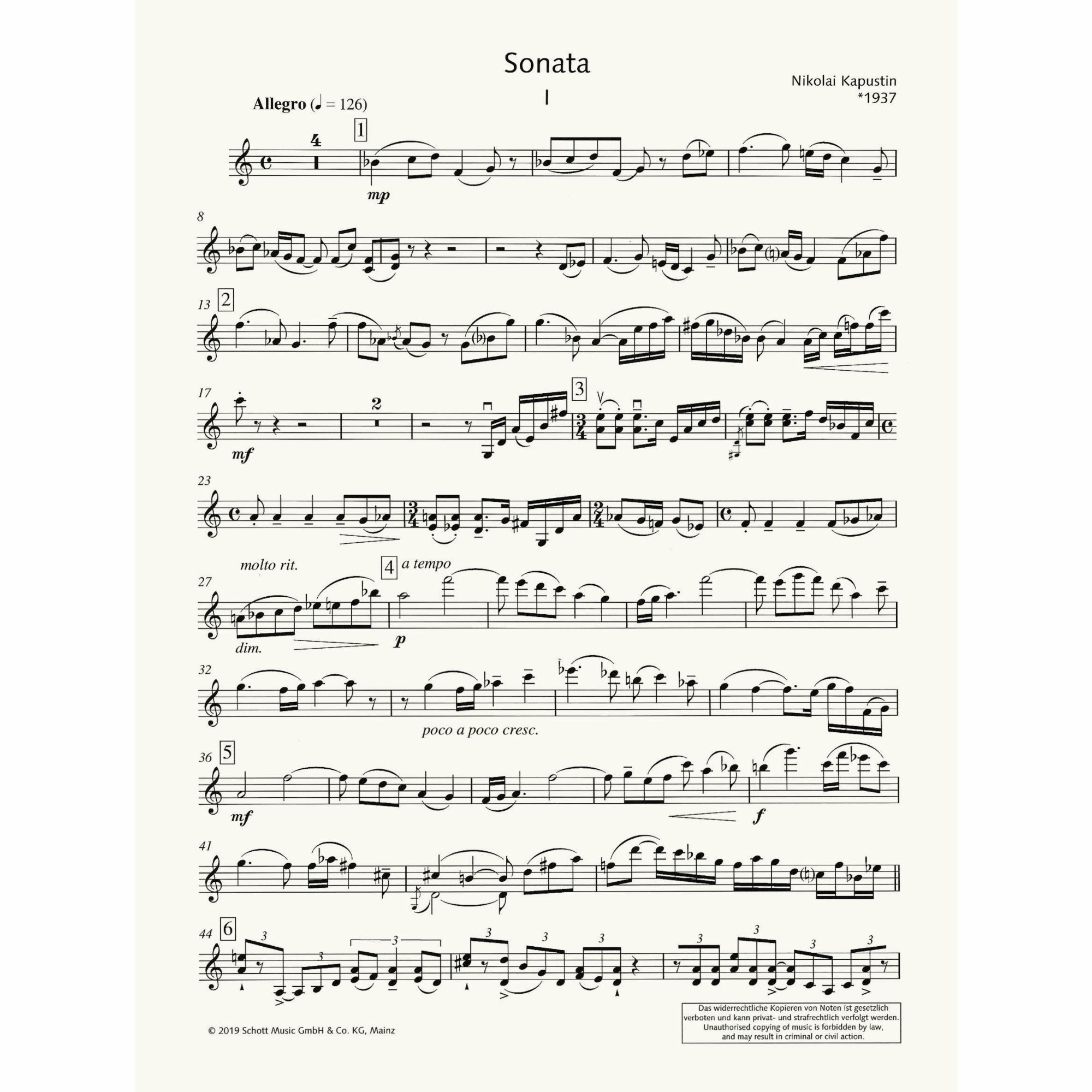 Sample: Violin Part