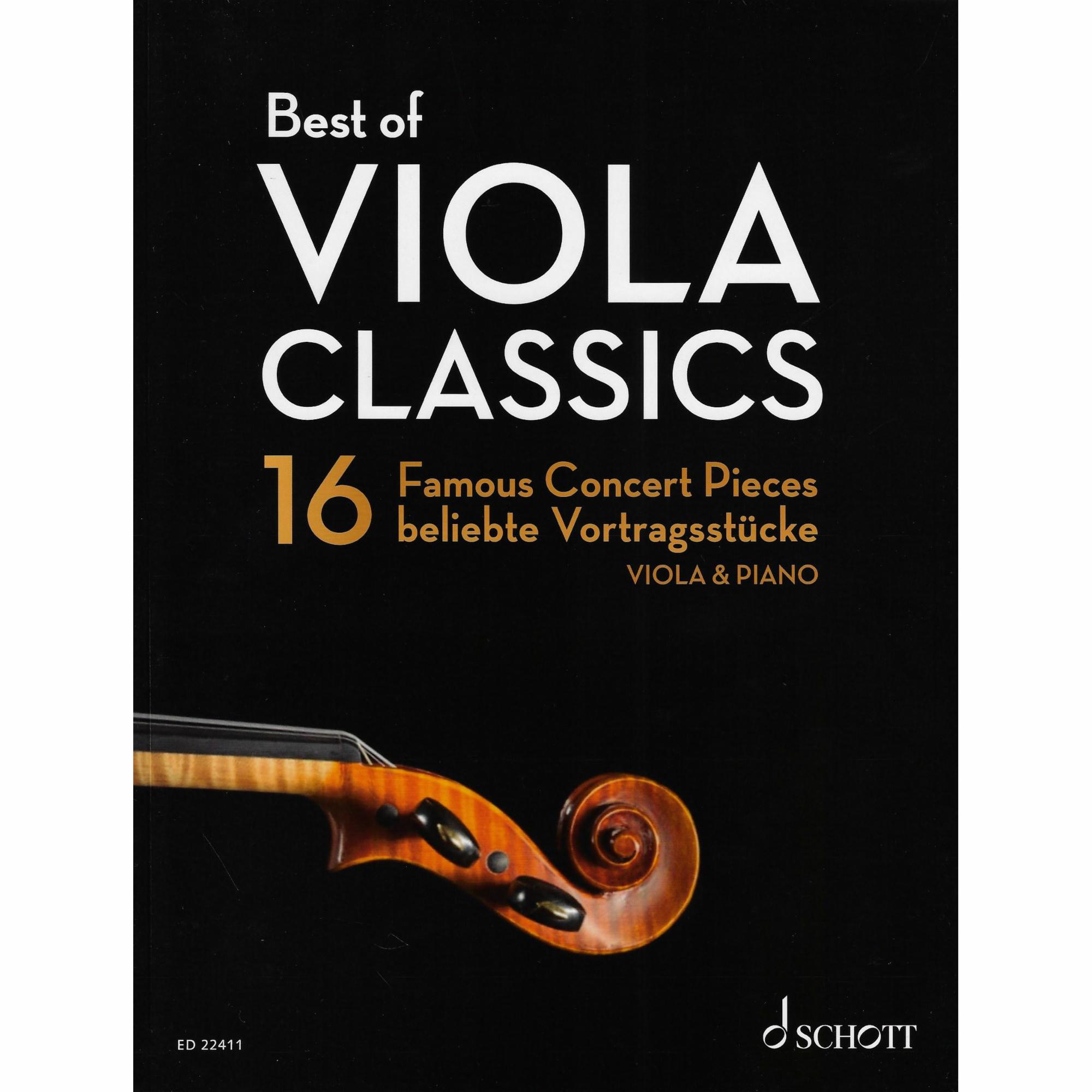 Best of Viola Classics: 16 Famous Concert Pieces for Viola and Piano