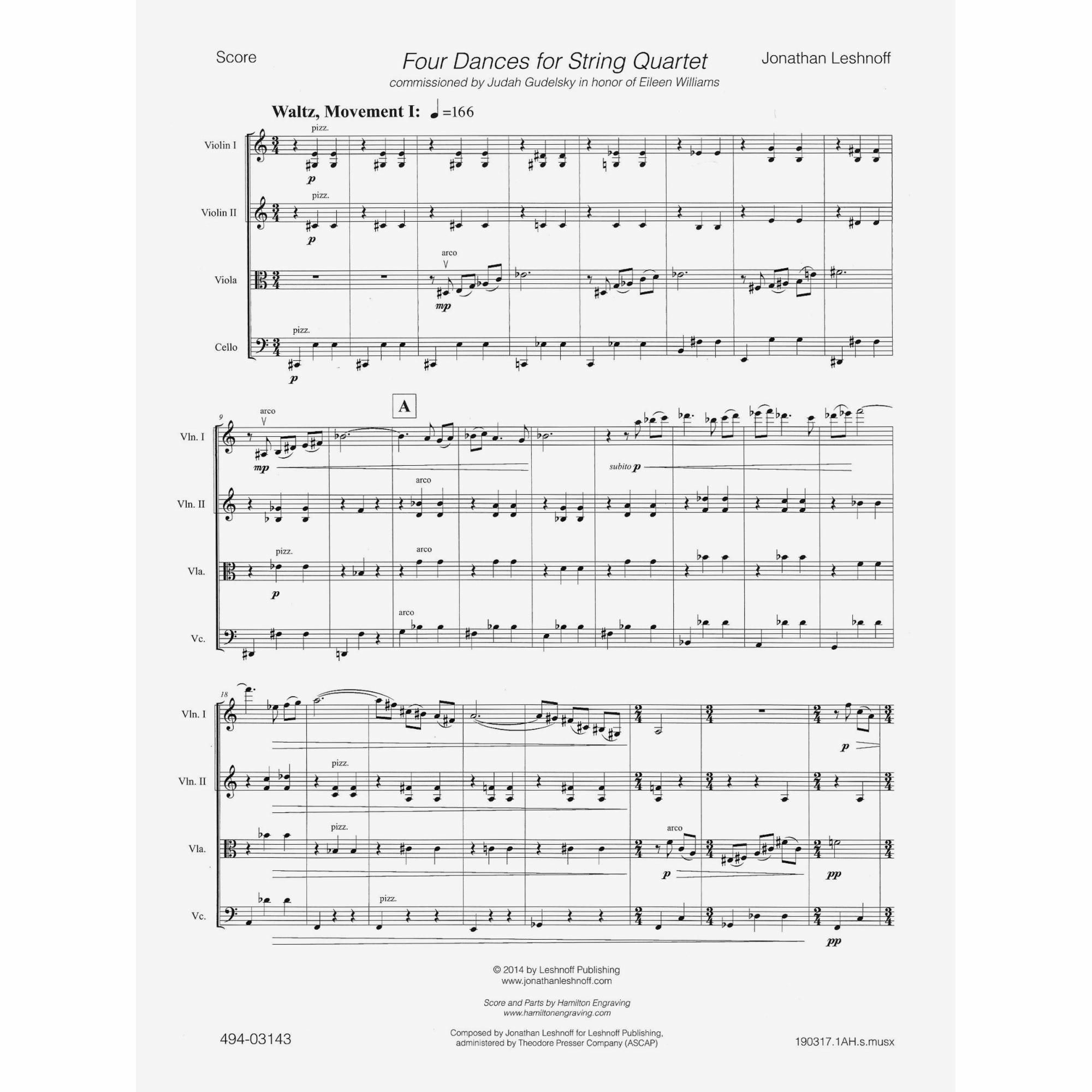 Sample: Score (Pg. 1)