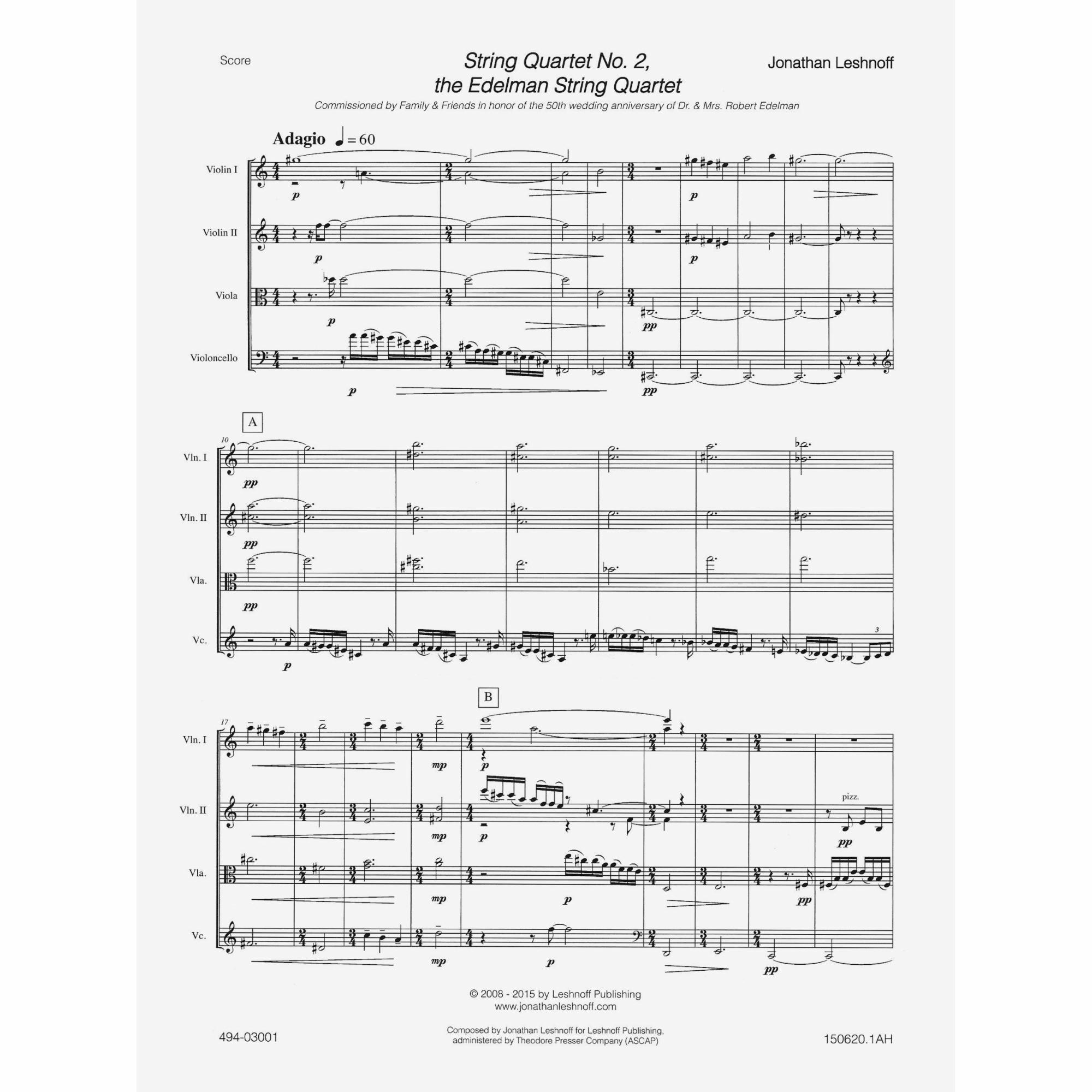 Sample: Score (Pg. 1)