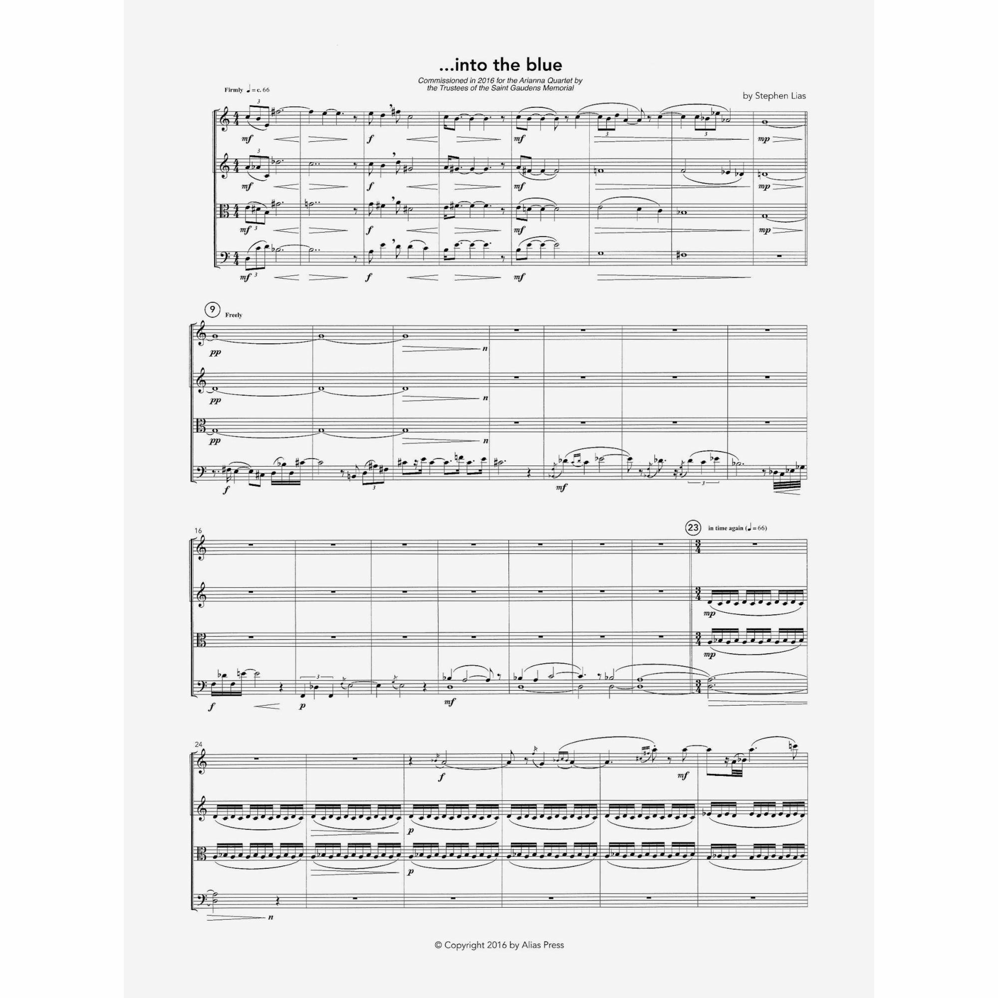 Sample: Score (Pg. 1)