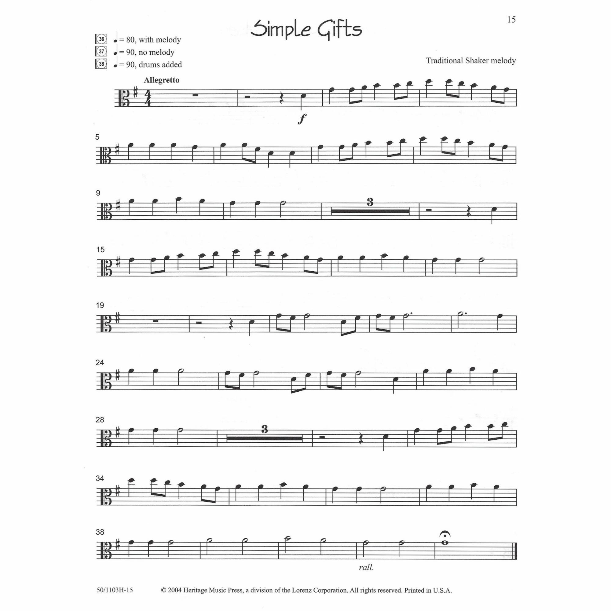 Sample: Viola (Pg. 15)