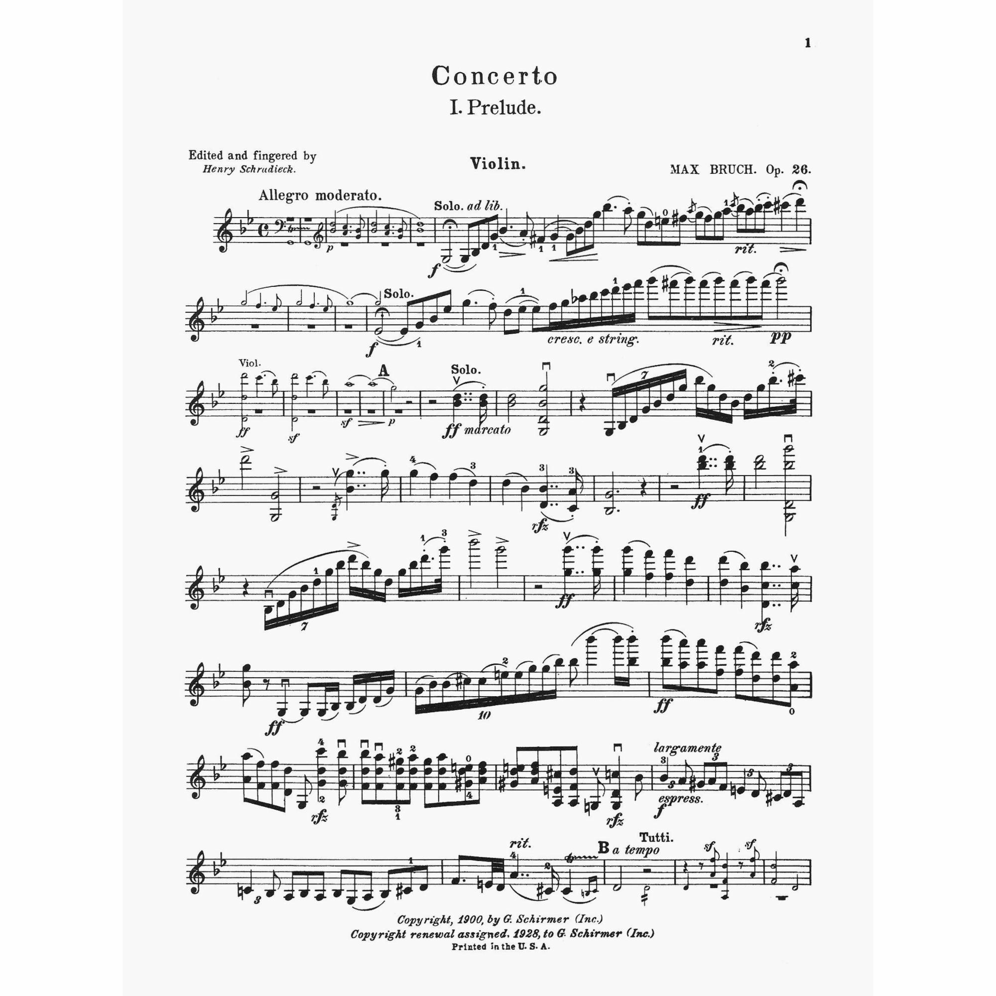 Sample: Violin (Pg. 1)