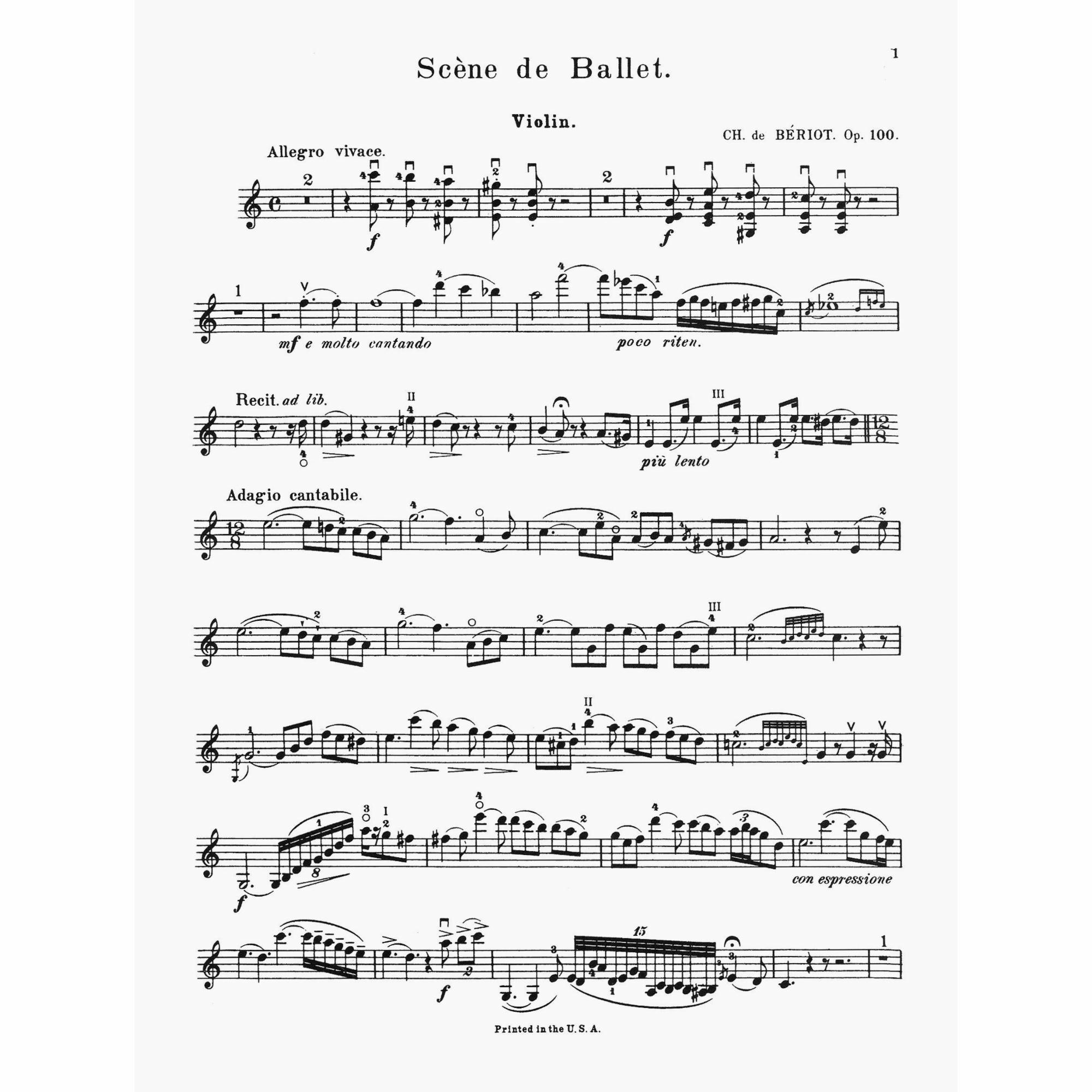 Sample: Violin (Pg. 1)