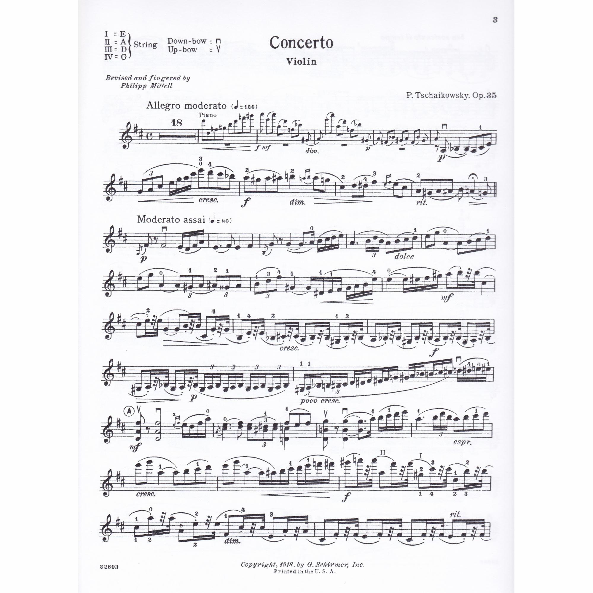 Violin Concerto in D Major, Op. 35 