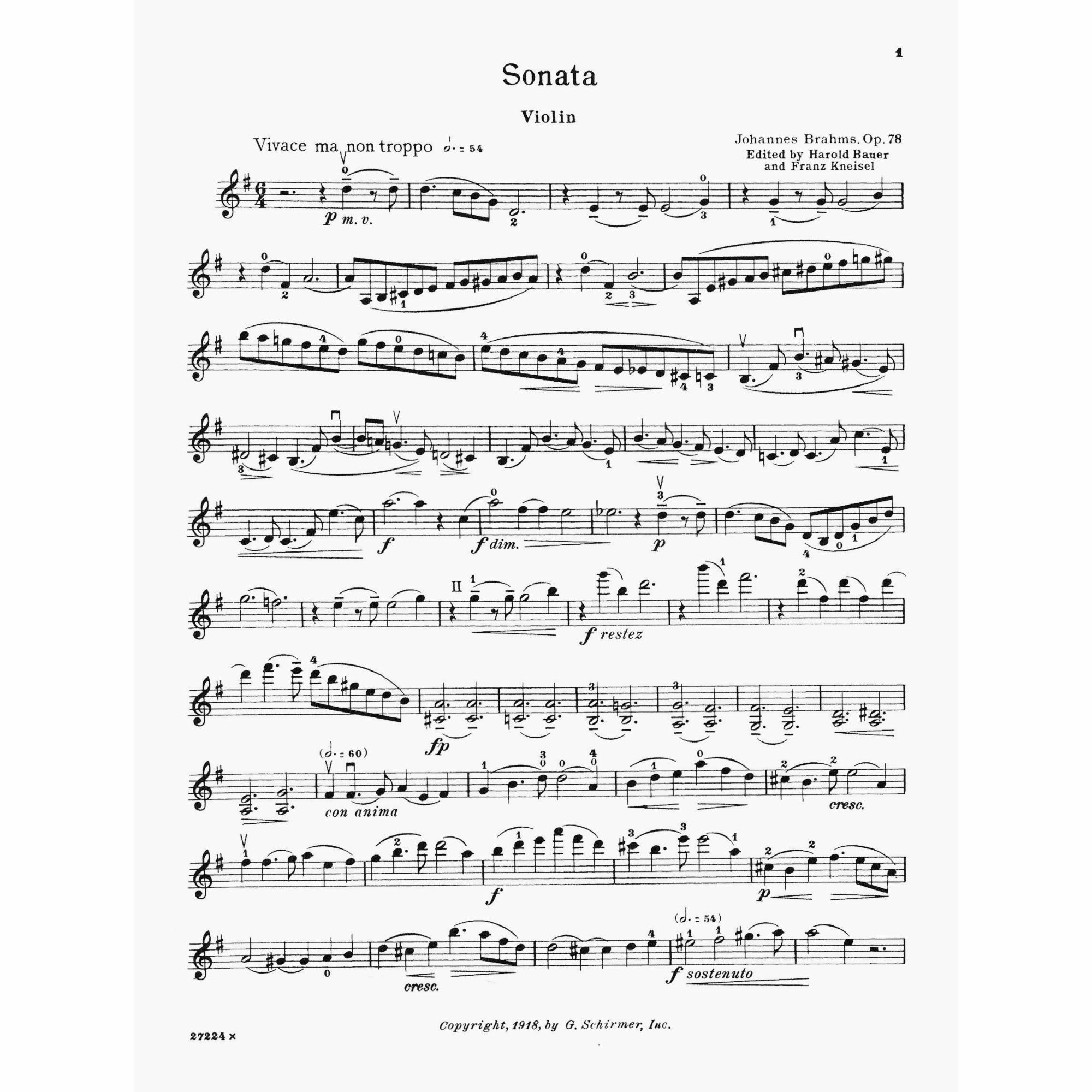 Sample: Violin (Pg. 1)