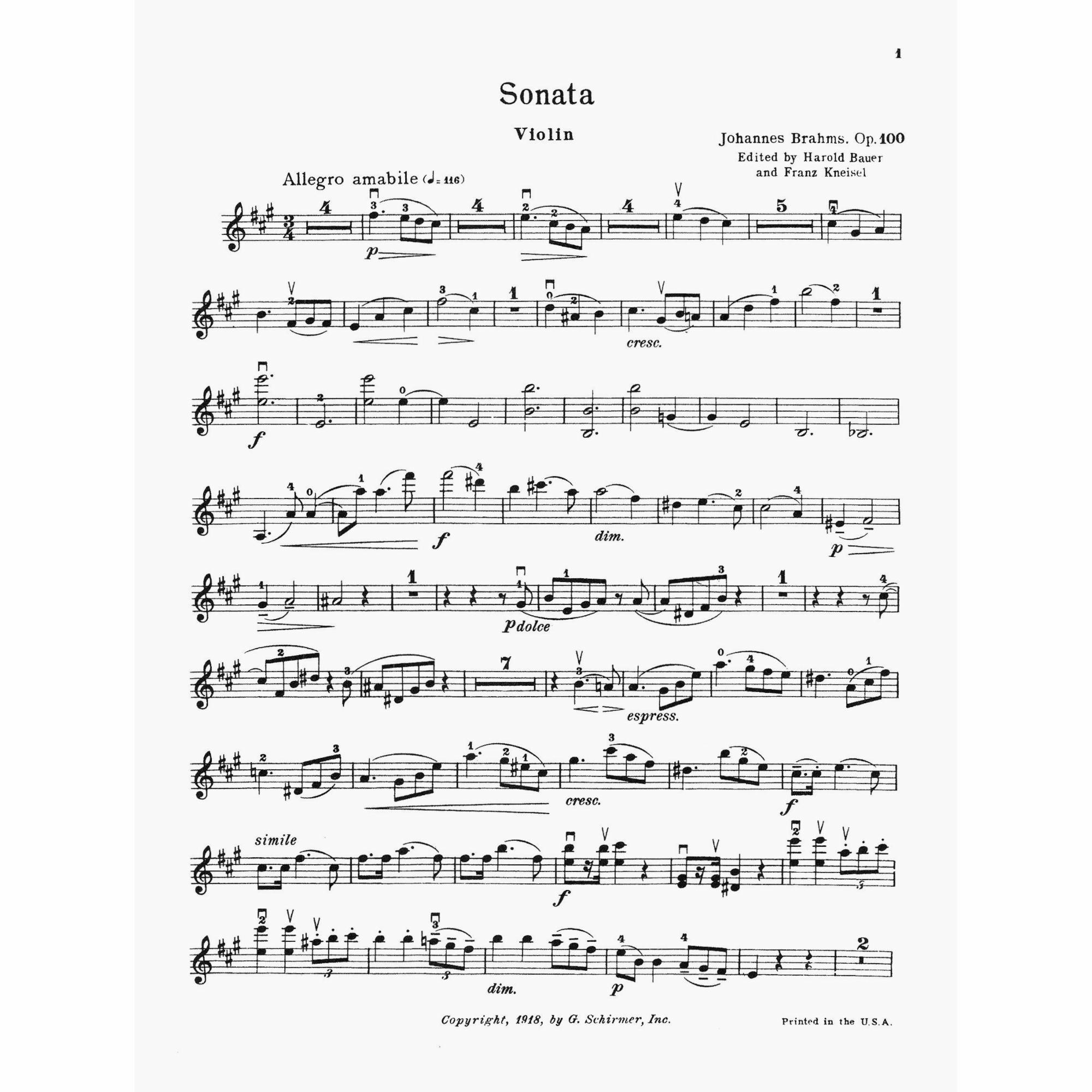 Sample: Violin (Pg. 1)