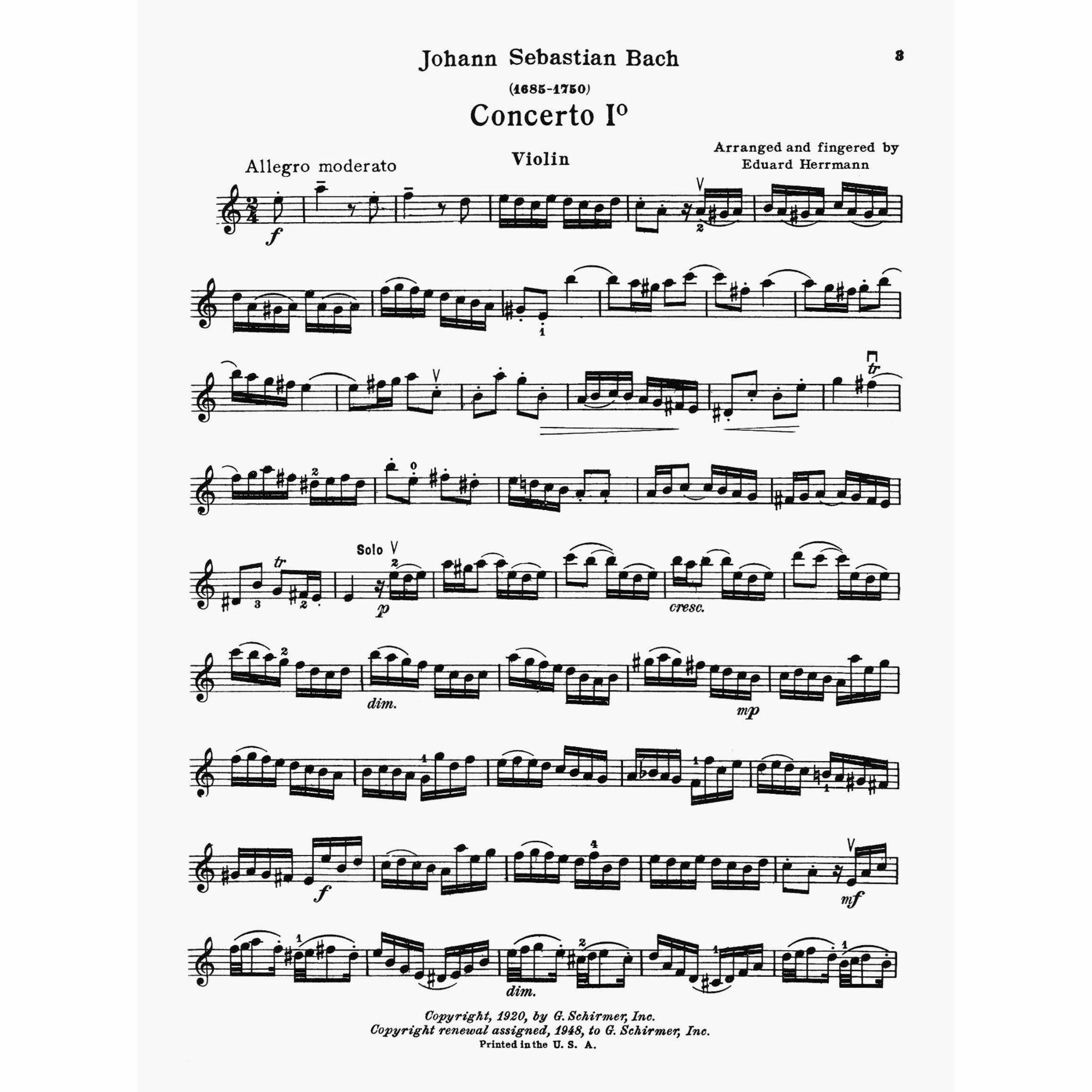 Sample: Violin (Pg. 3)