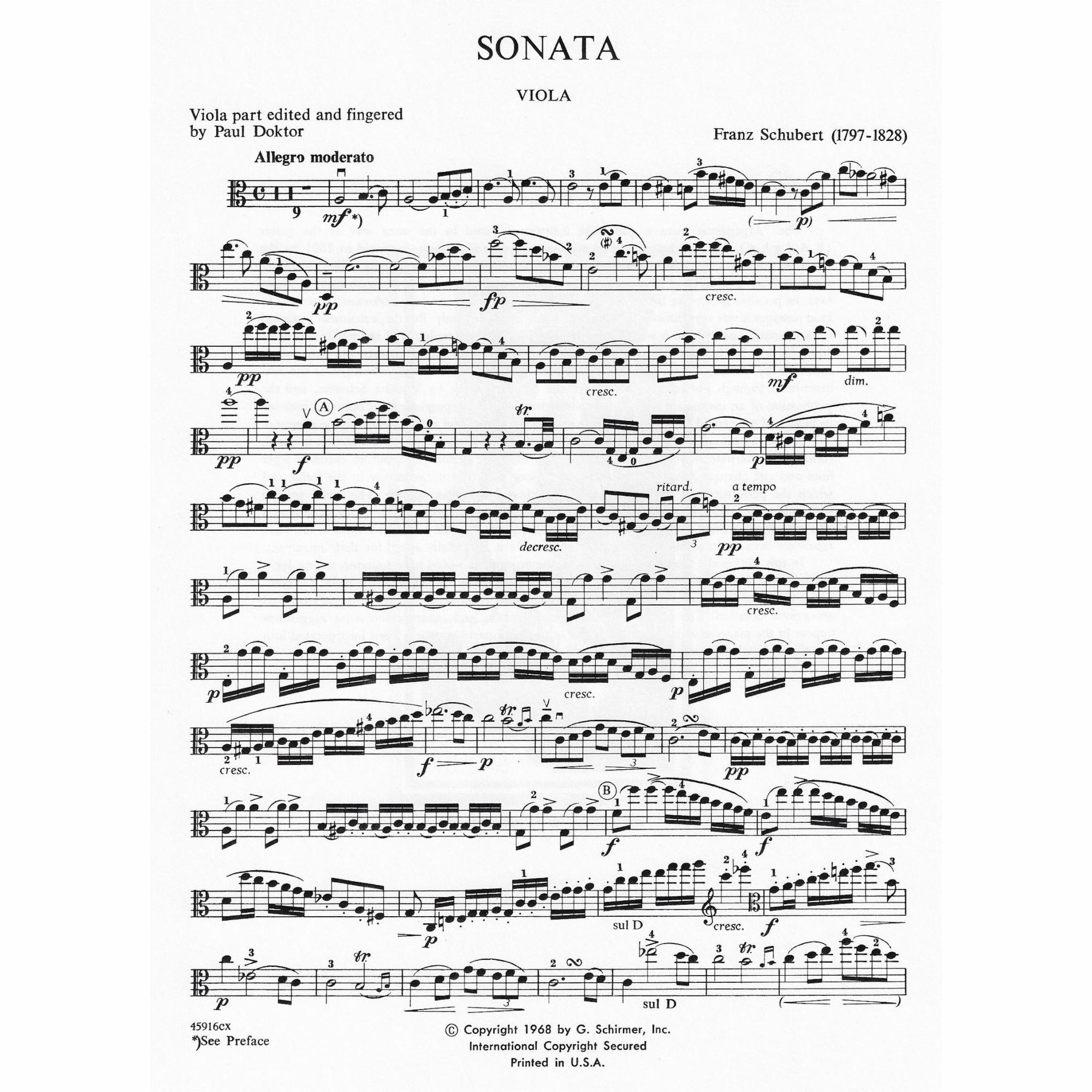 Sample: Viola Part