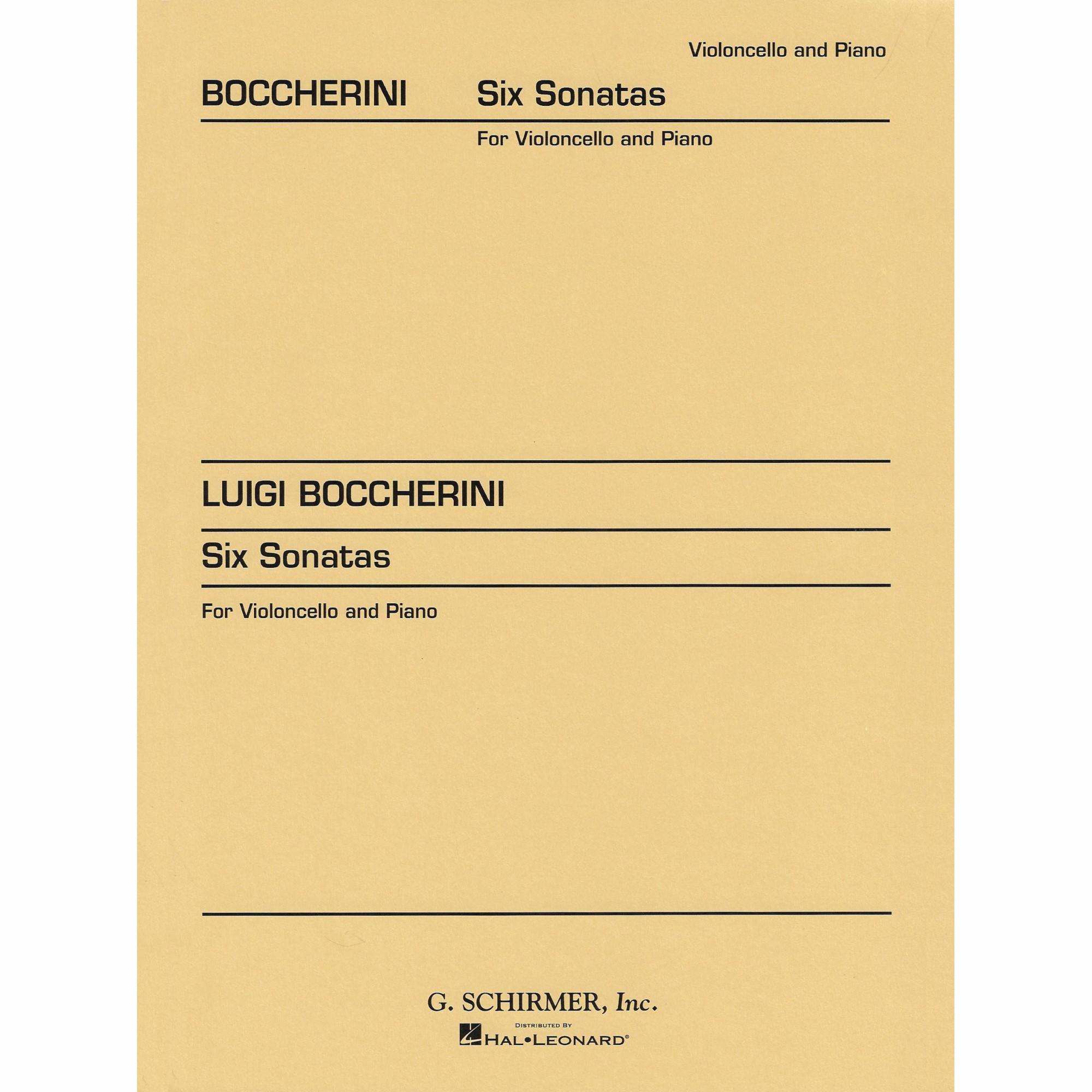 Boccherini -- Six Sonatas for Cello and Piano