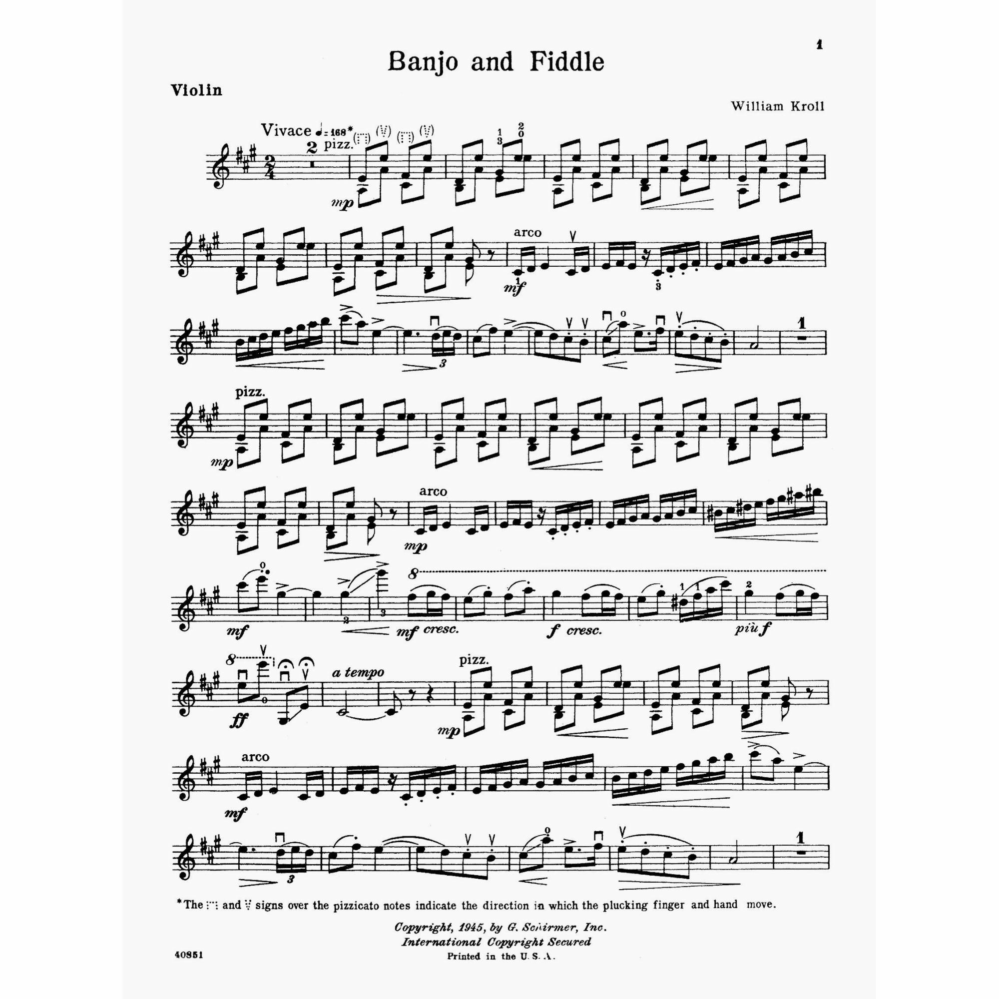 Sample: Violin Part